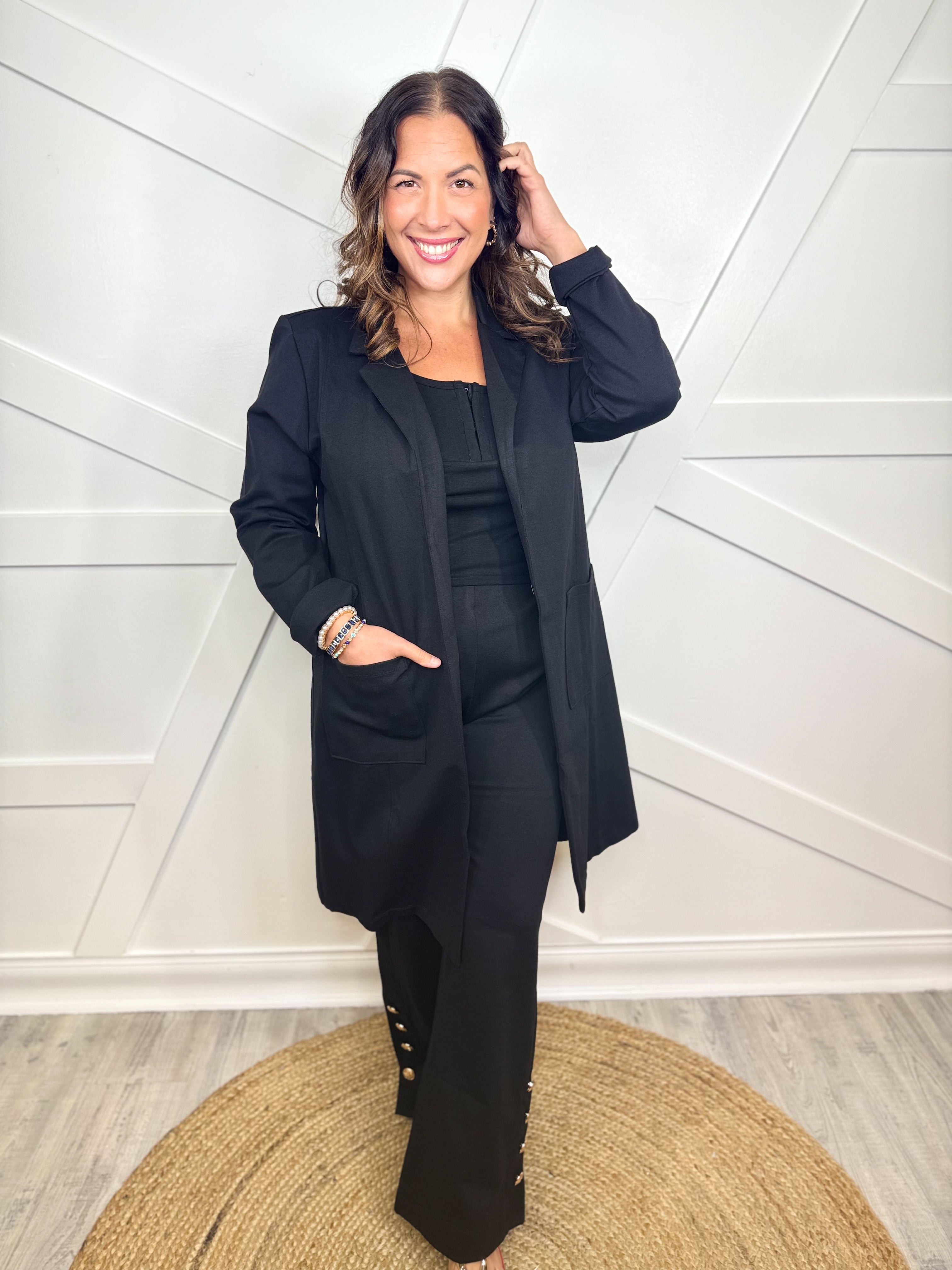 Charming Encounter Jacket-200 JACKETS/SHACKETS-DEAR SCARLETT-Heathered Boho Boutique, Women's Fashion and Accessories in Palmetto, FL