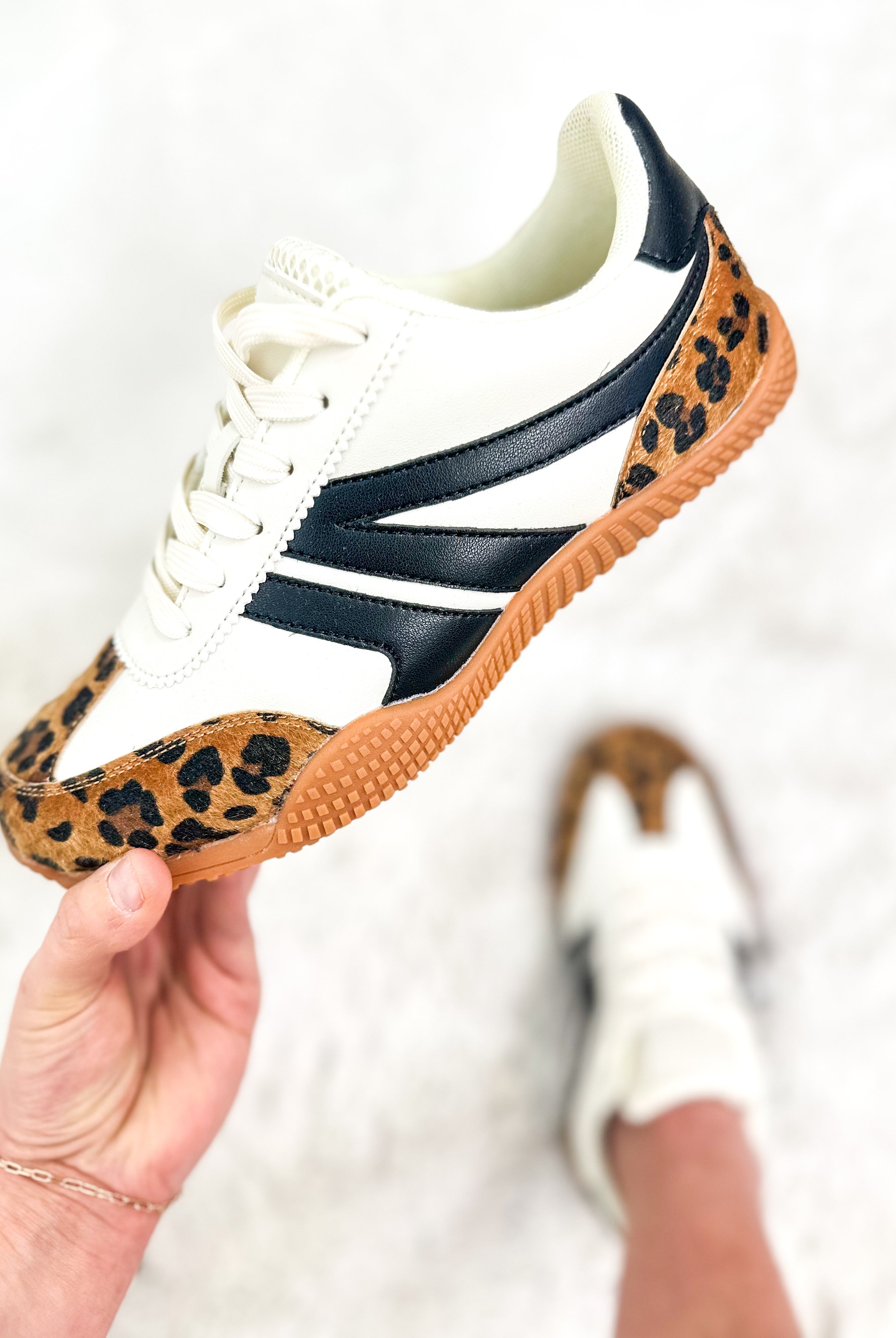 Larson Sneakers - Leopard-350 SHOES-BERNESS-Heathered Boho Boutique, Women's Fashion and Accessories in Palmetto, FL