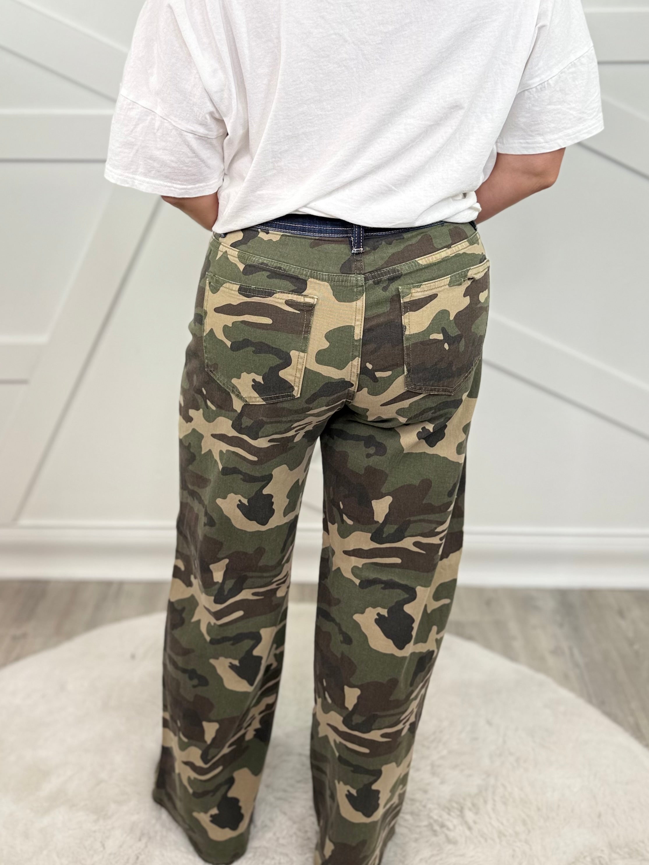 Scout Straight Wide Leg Jeans by Risen-190 JEANS-Risen Jeans-Heathered Boho Boutique, Women's Fashion and Accessories in Palmetto, FL