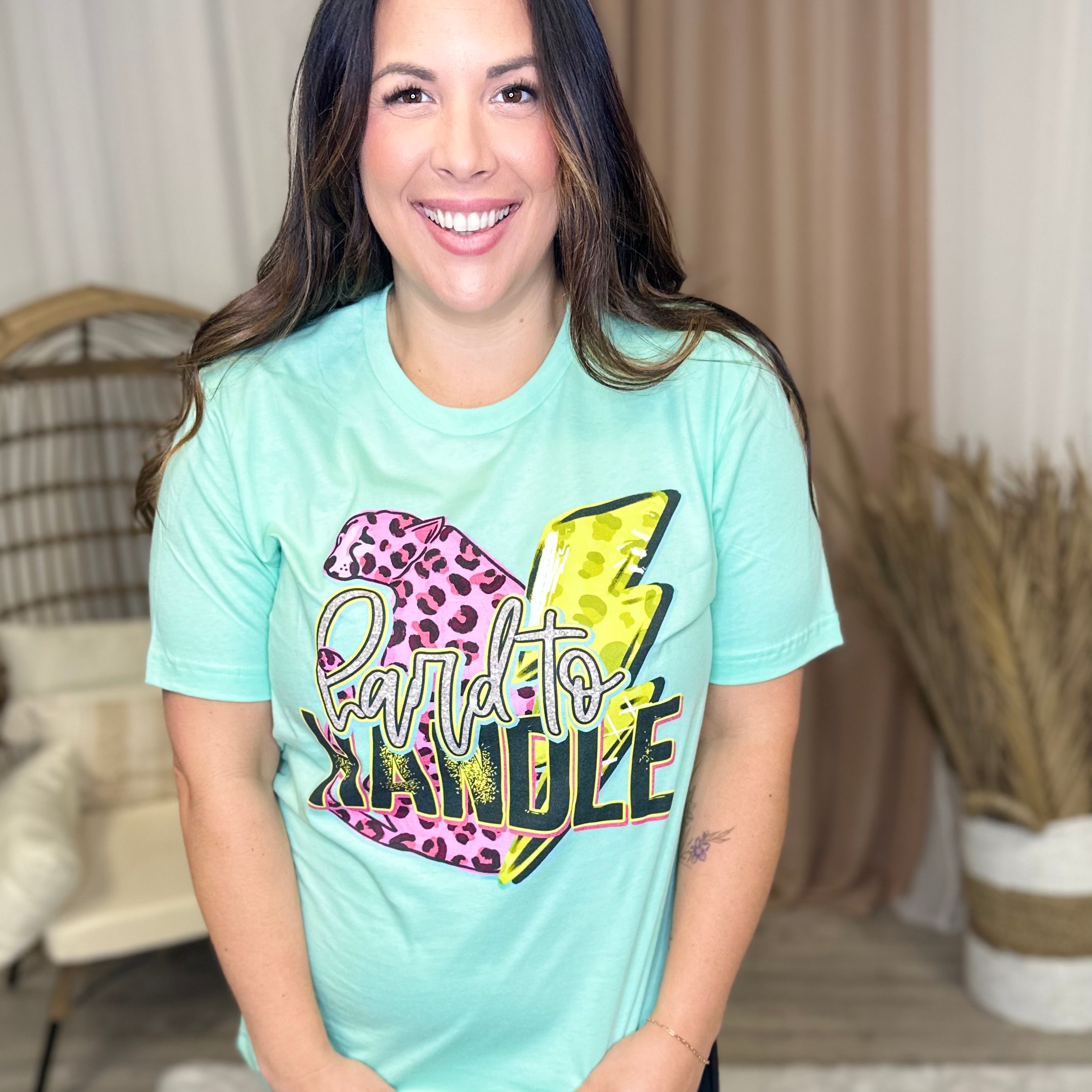 Hard To Handle Graphic Tee-130 Graphic Tees-Heathered Boho-Heathered Boho Boutique, Women's Fashion and Accessories in Palmetto, FL