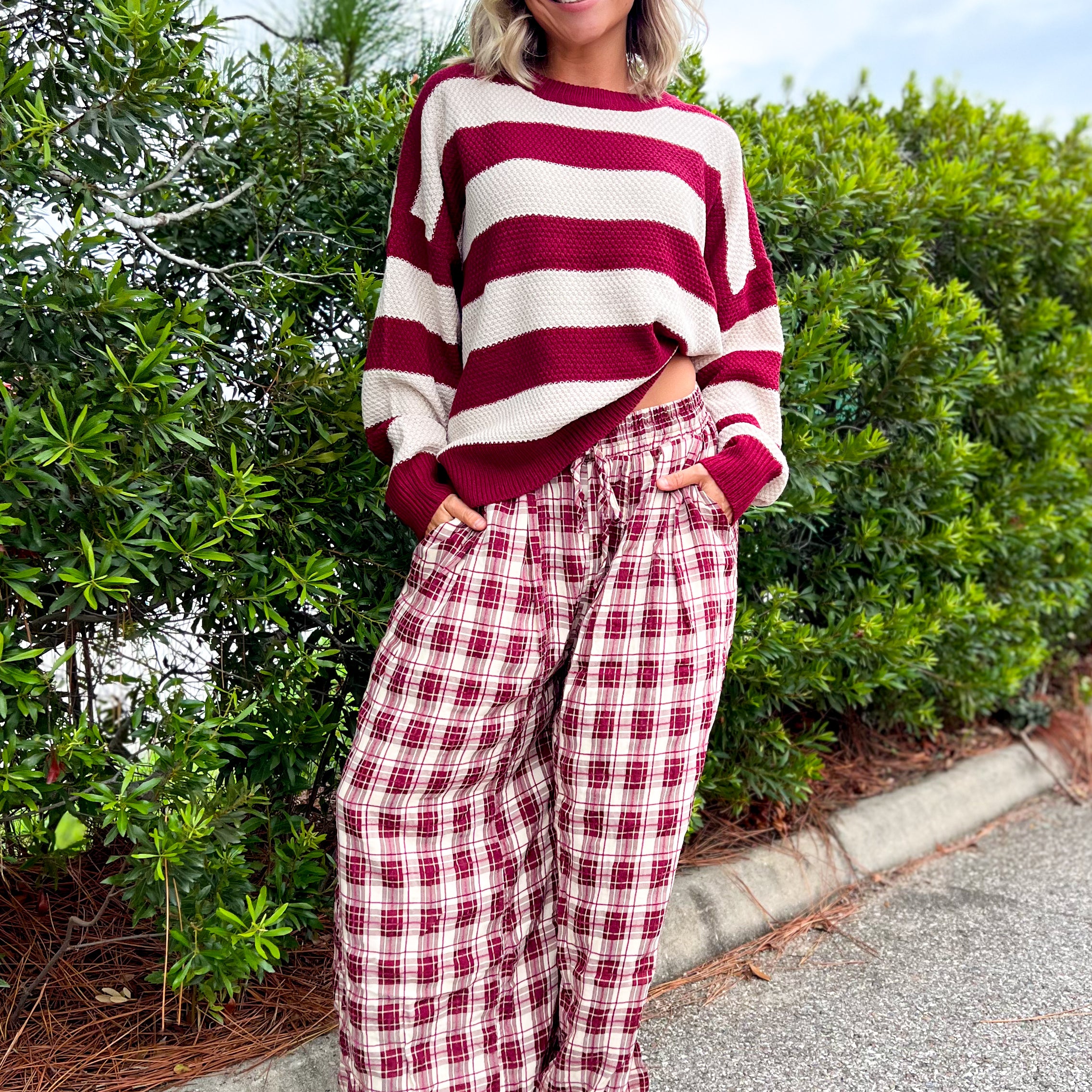 The Harvest Breeze Pants-150 PANTS-JADE BY JANE-Heathered Boho Boutique, Women's Fashion and Accessories in Palmetto, FL