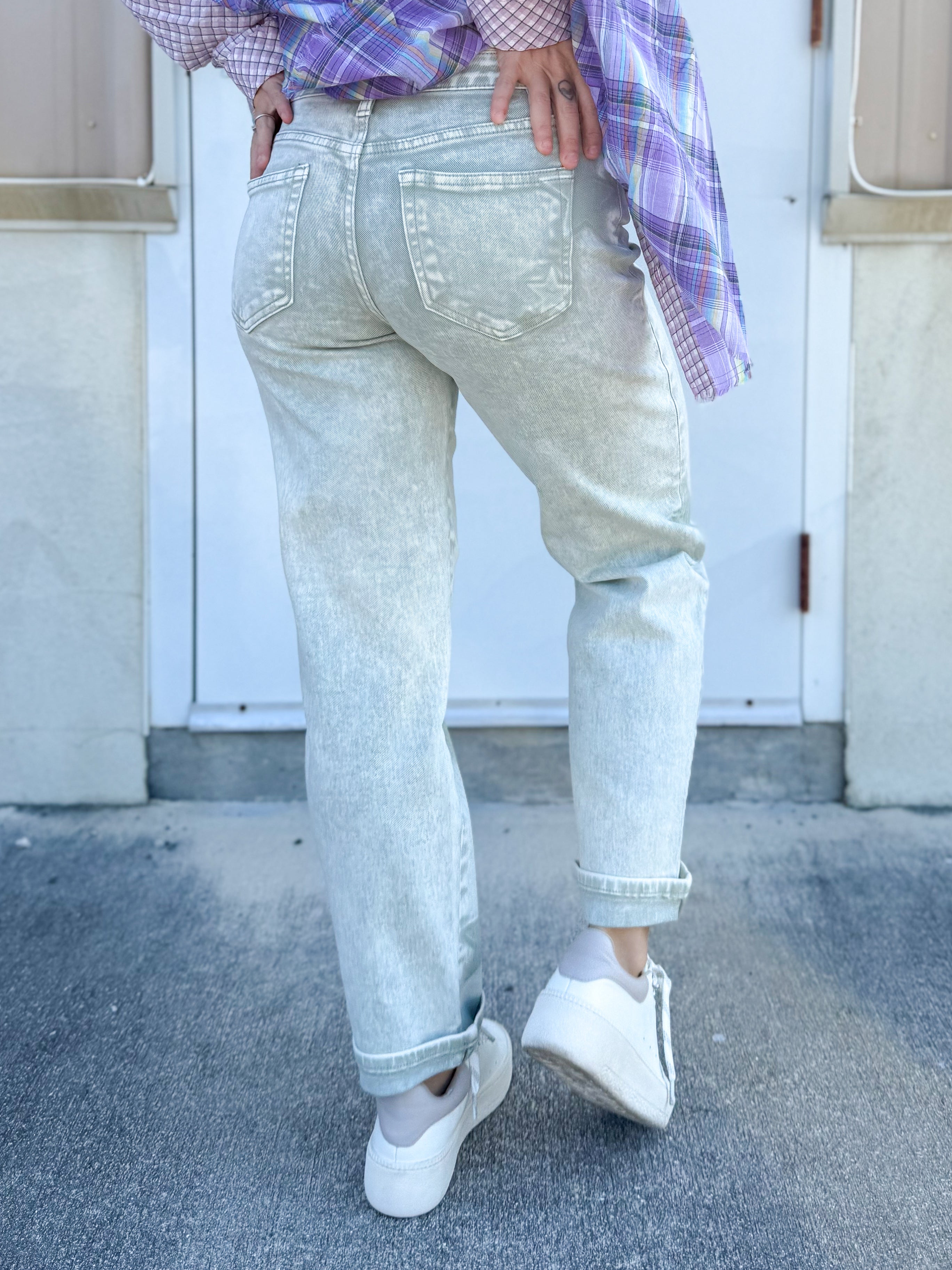 Star Seeker Boyfriend Jeans by Risen-190 JEANS-Risen Jeans-Heathered Boho Boutique, Women's Fashion and Accessories in Palmetto, FL
