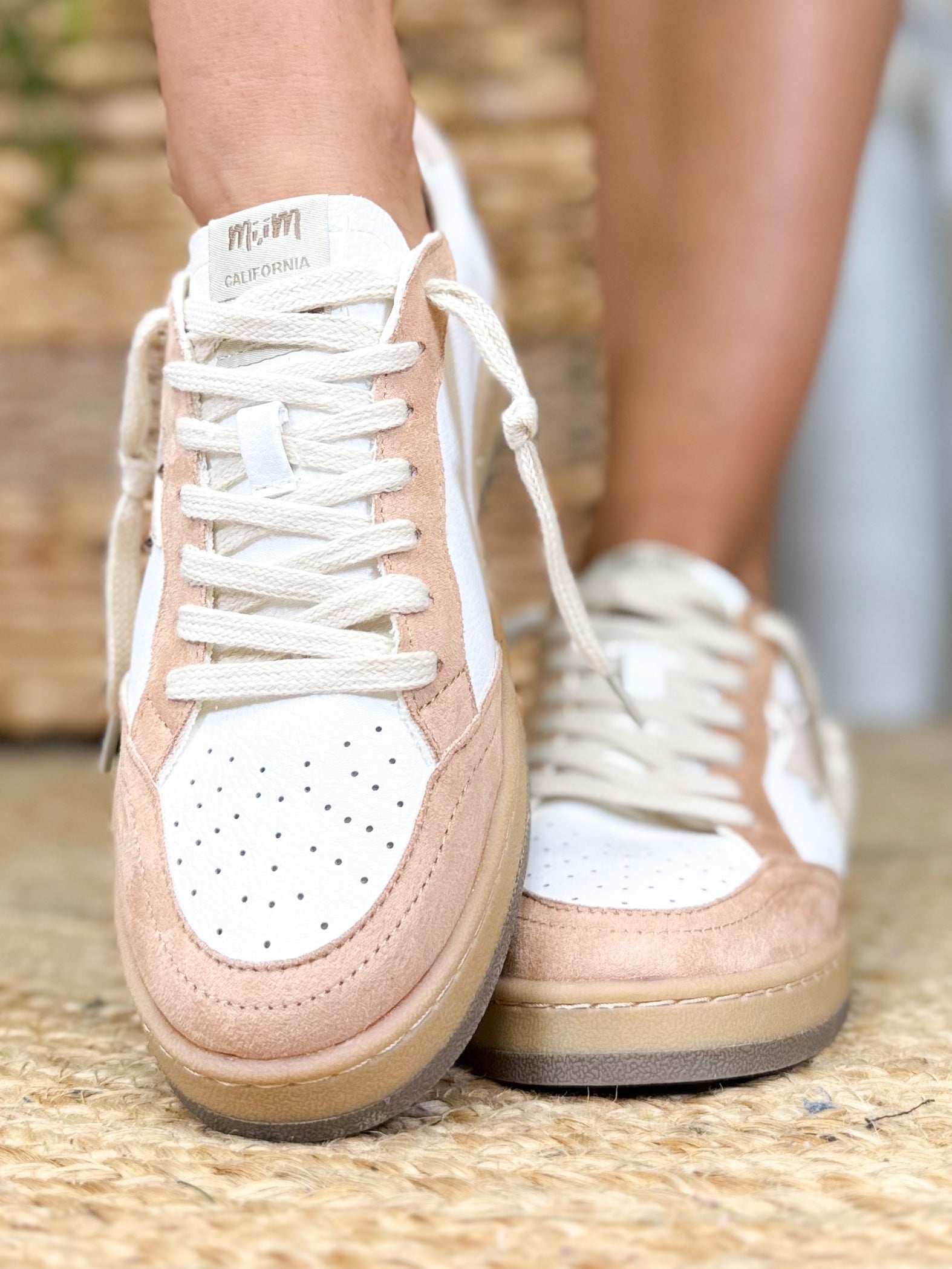 Miim Avery Sneakers - Pink White-350 SHOES-Miracle Miles-Heathered Boho Boutique, Women's Fashion and Accessories in Palmetto, FL