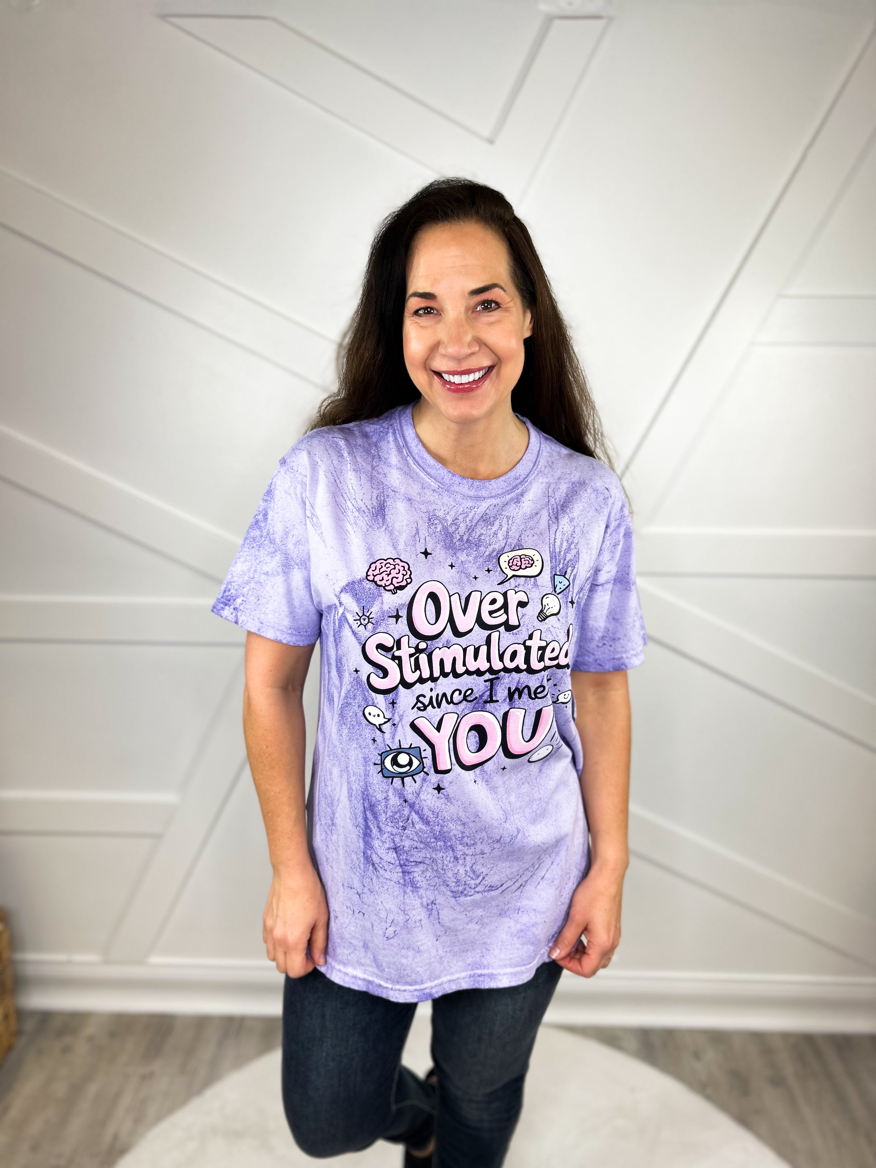 Since I Met You Graphic Tee - Amethyst-130 Graphic Tees-Heathered Boho-Heathered Boho Boutique, Women's Fashion and Accessories in Palmetto, FL