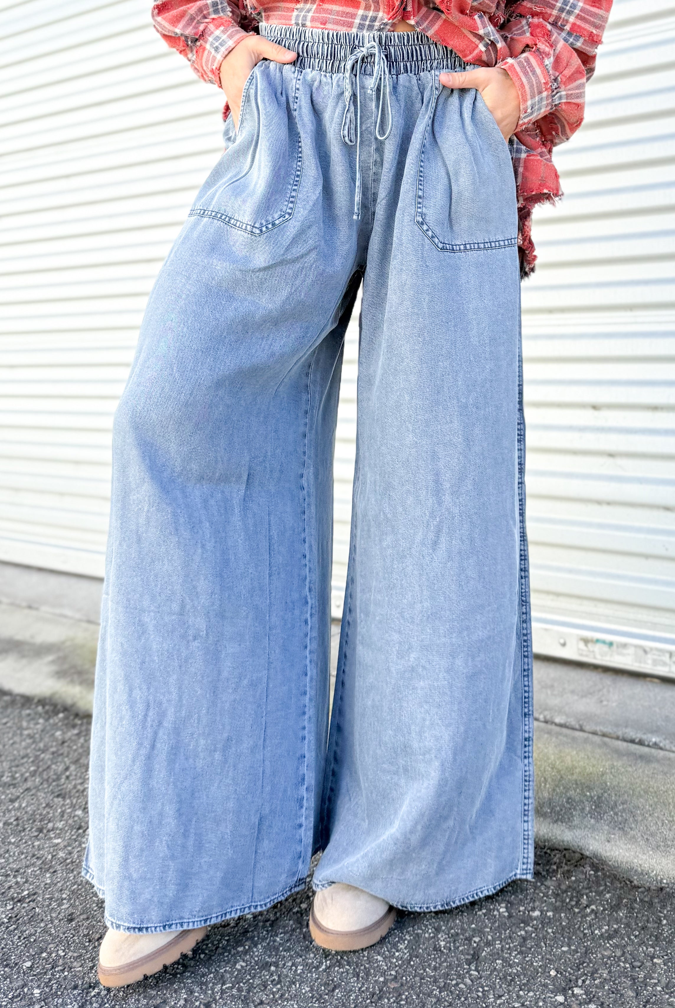 Drift Away Pants-150 PANTS-EASEL-Heathered Boho Boutique, Women's Fashion and Accessories in Palmetto, FL