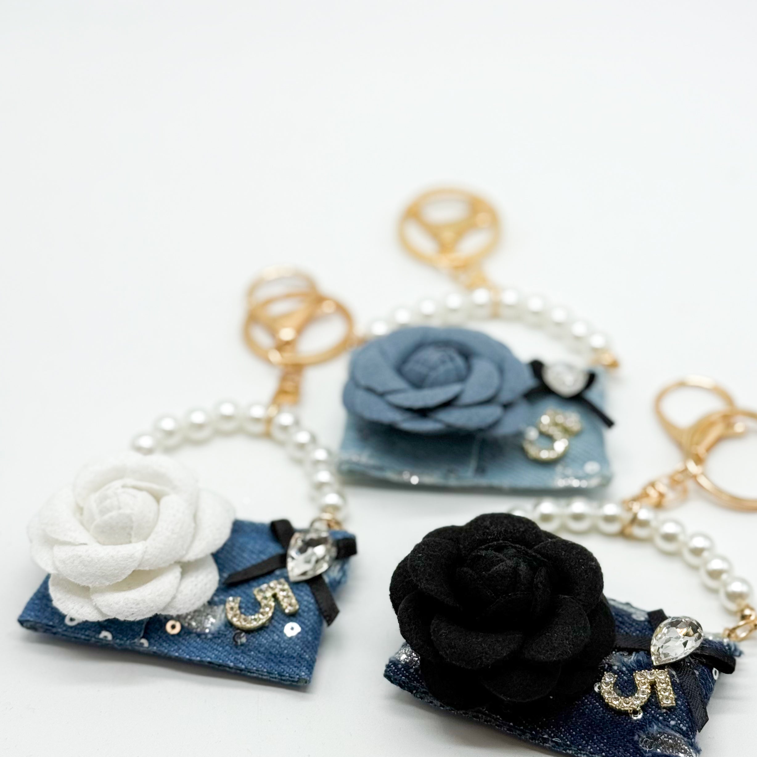 Luxe Bloom Pearl Charm 🌹✨-340 Other Accessories-Heathered Boho-Heathered Boho Boutique, Women's Fashion and Accessories in Palmetto, FL