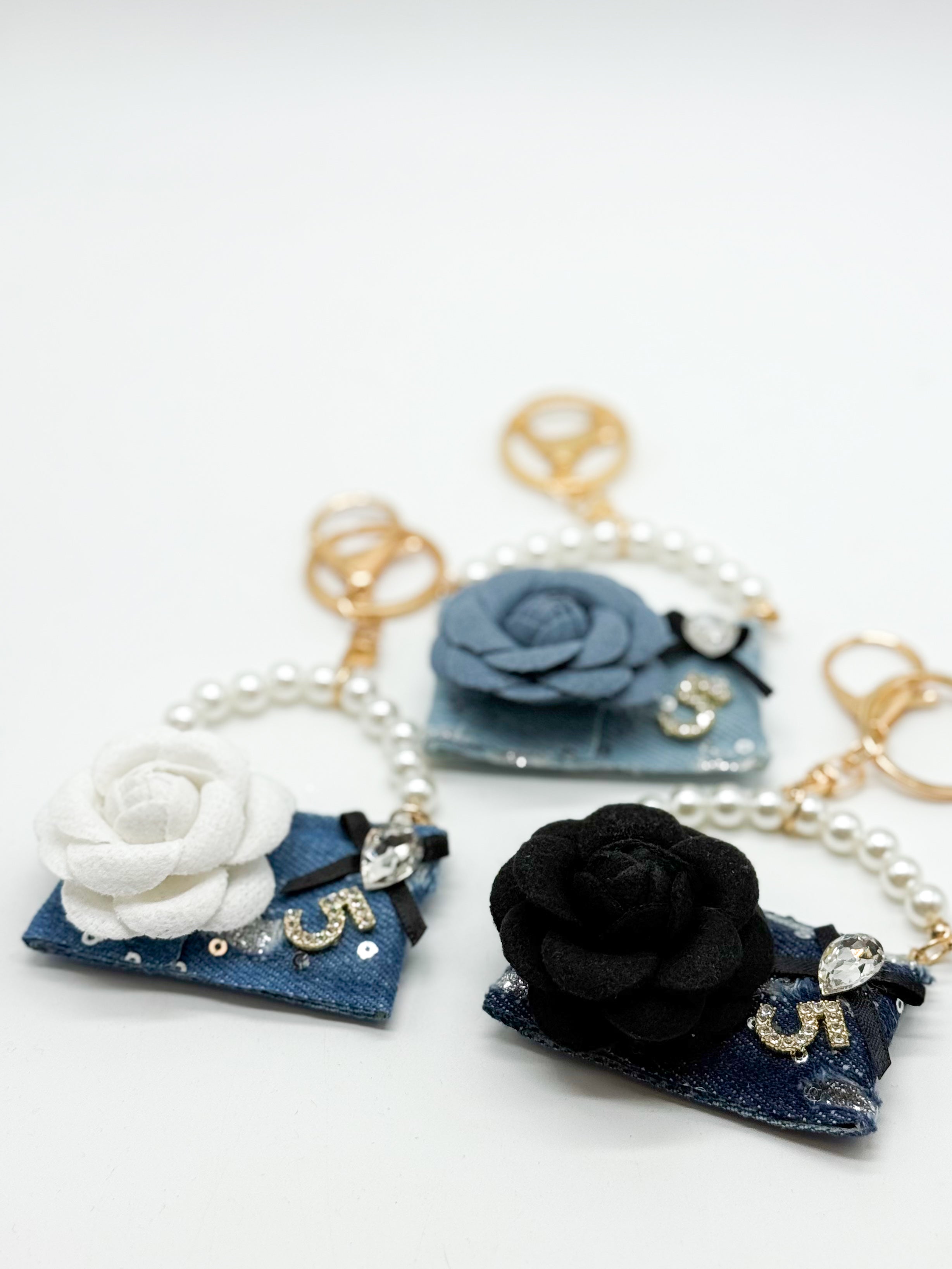 Luxe Bloom Pearl Charm 🌹✨-340 Other Accessories-Heathered Boho-Heathered Boho Boutique, Women's Fashion and Accessories in Palmetto, FL
