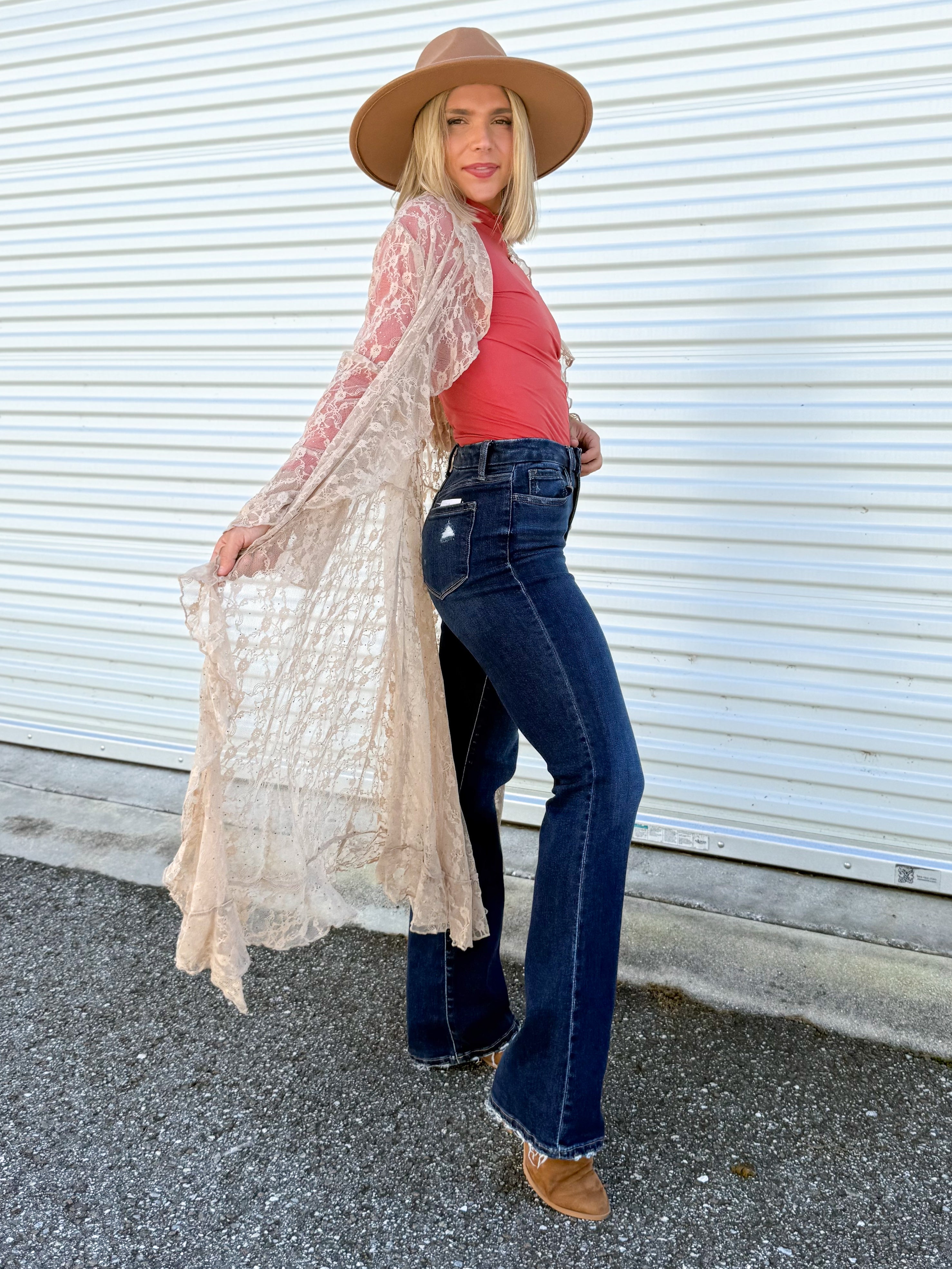 Pursuit Cardigan-220 Cardigans/ Kimonos-Origami Apparel-Heathered Boho Boutique, Women's Fashion and Accessories in Palmetto, FL