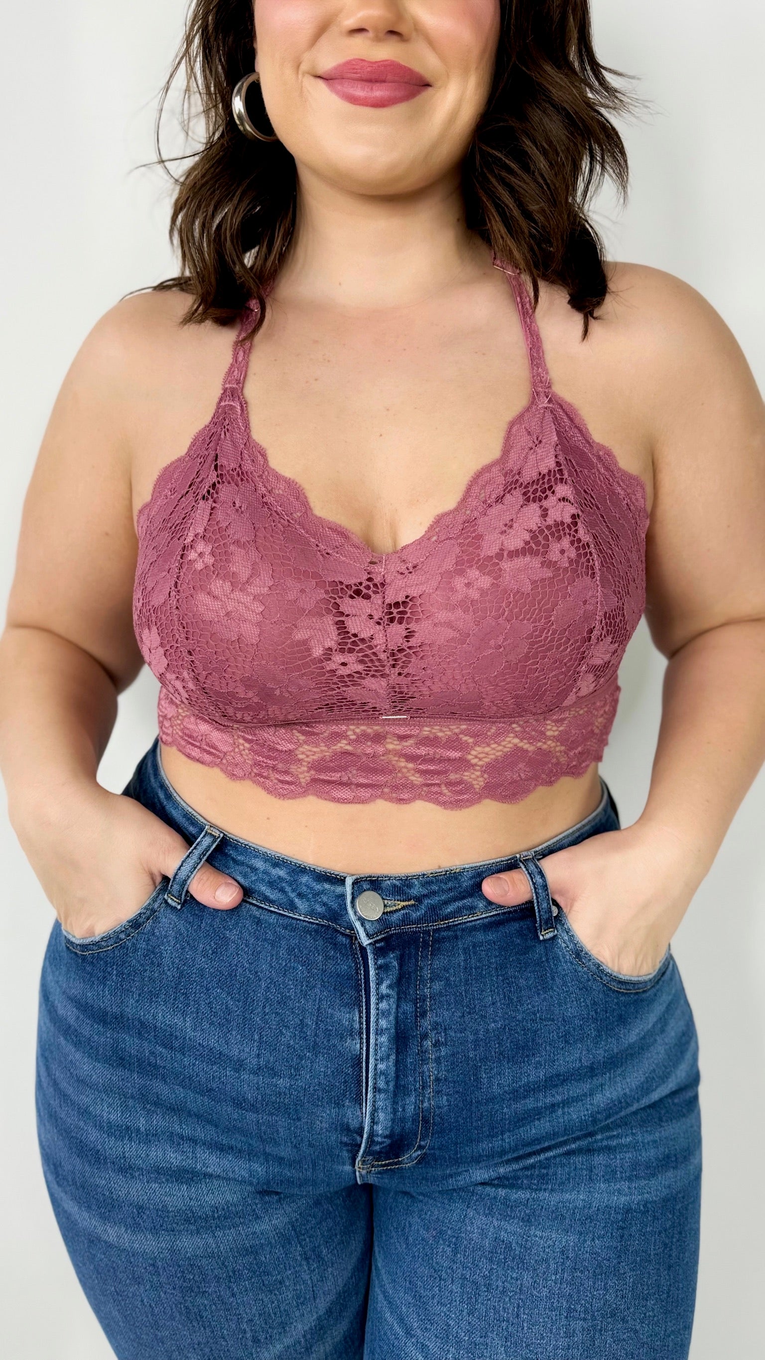 Juliette Lace Bralette (Reg/Curvy)-140 Body Suits/ Intimates-Jady K-Heathered Boho Boutique, Women's Fashion and Accessories in Palmetto, FL