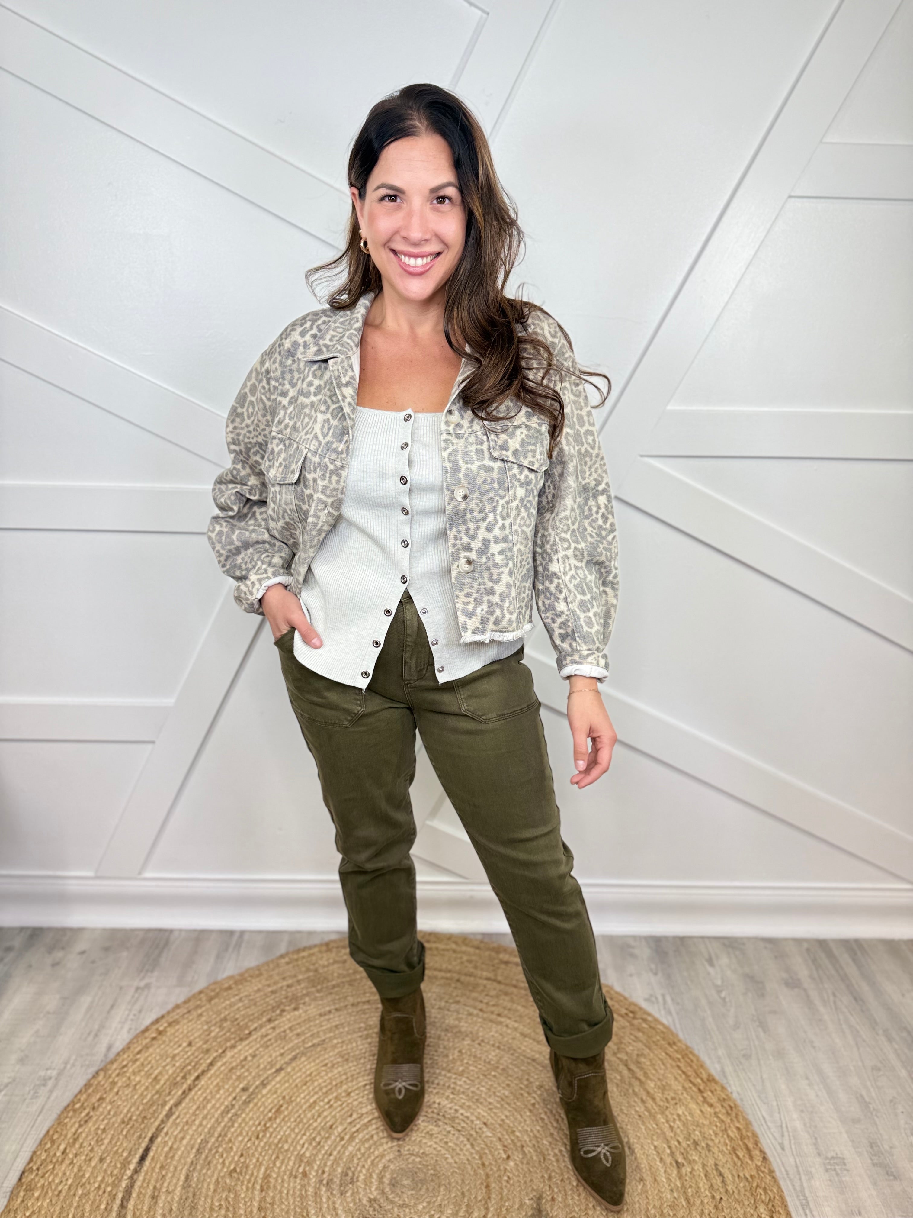 Standout Style Jacket-200 JACKETS/SHACKETS-Davi & Dani-Heathered Boho Boutique, Women's Fashion and Accessories in Palmetto, FL