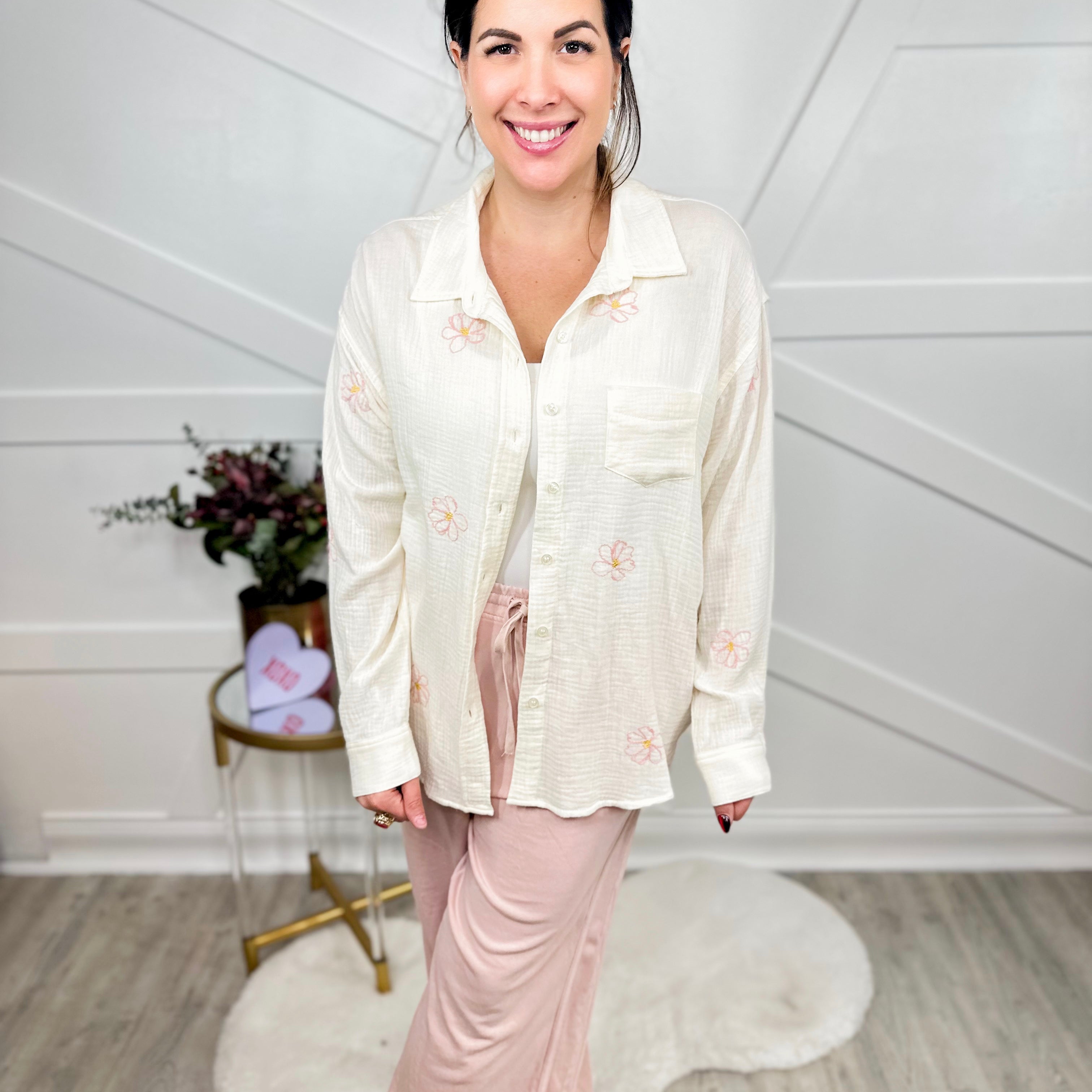 Guaranteed Top-120 Long Sleeve Tops-Easel-Heathered Boho Boutique, Women's Fashion and Accessories in Palmetto, FL