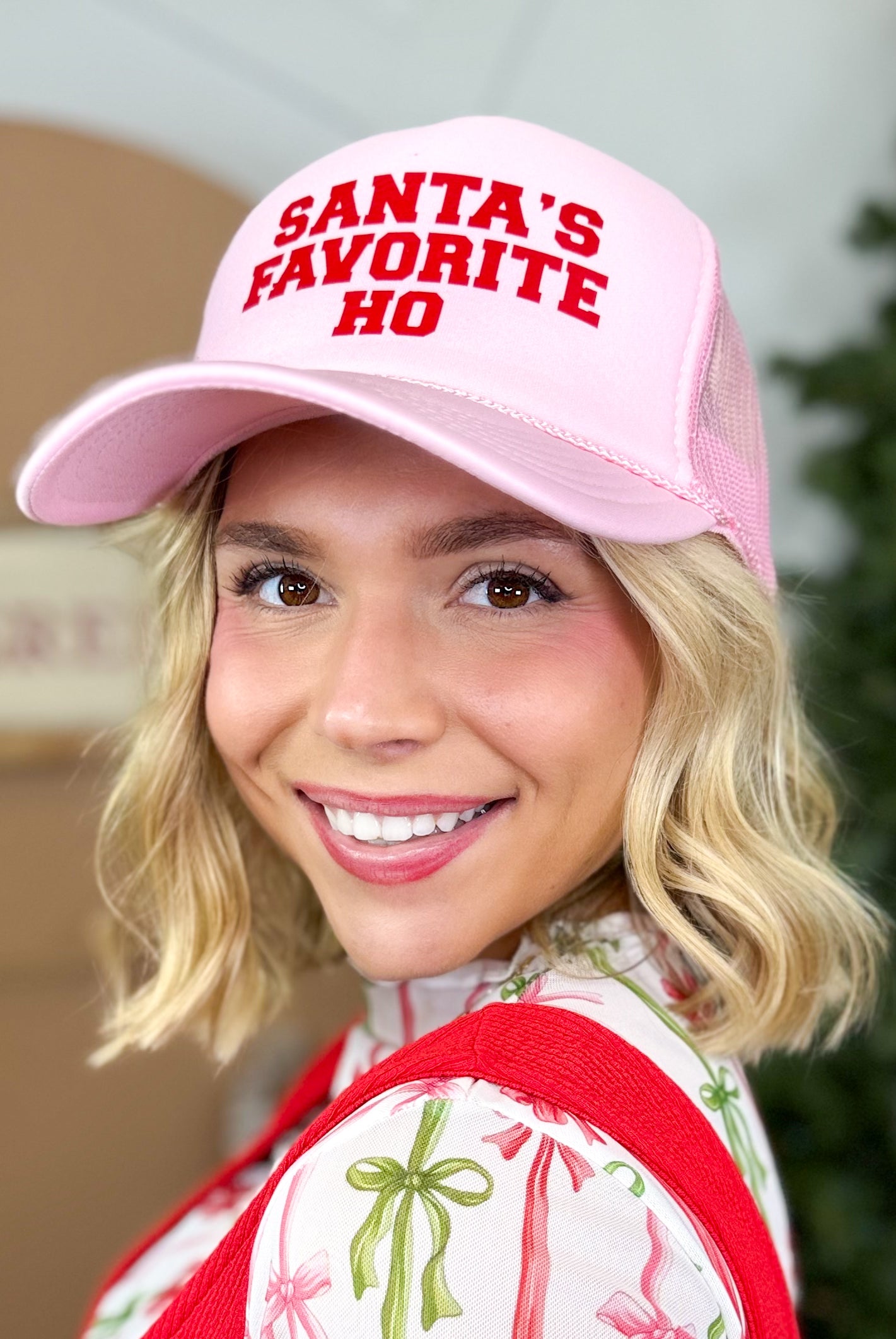 Santa's Favorite Ho Hat-330 Headwear-Stated-Heathered Boho Boutique, Women's Fashion and Accessories in Palmetto, FL