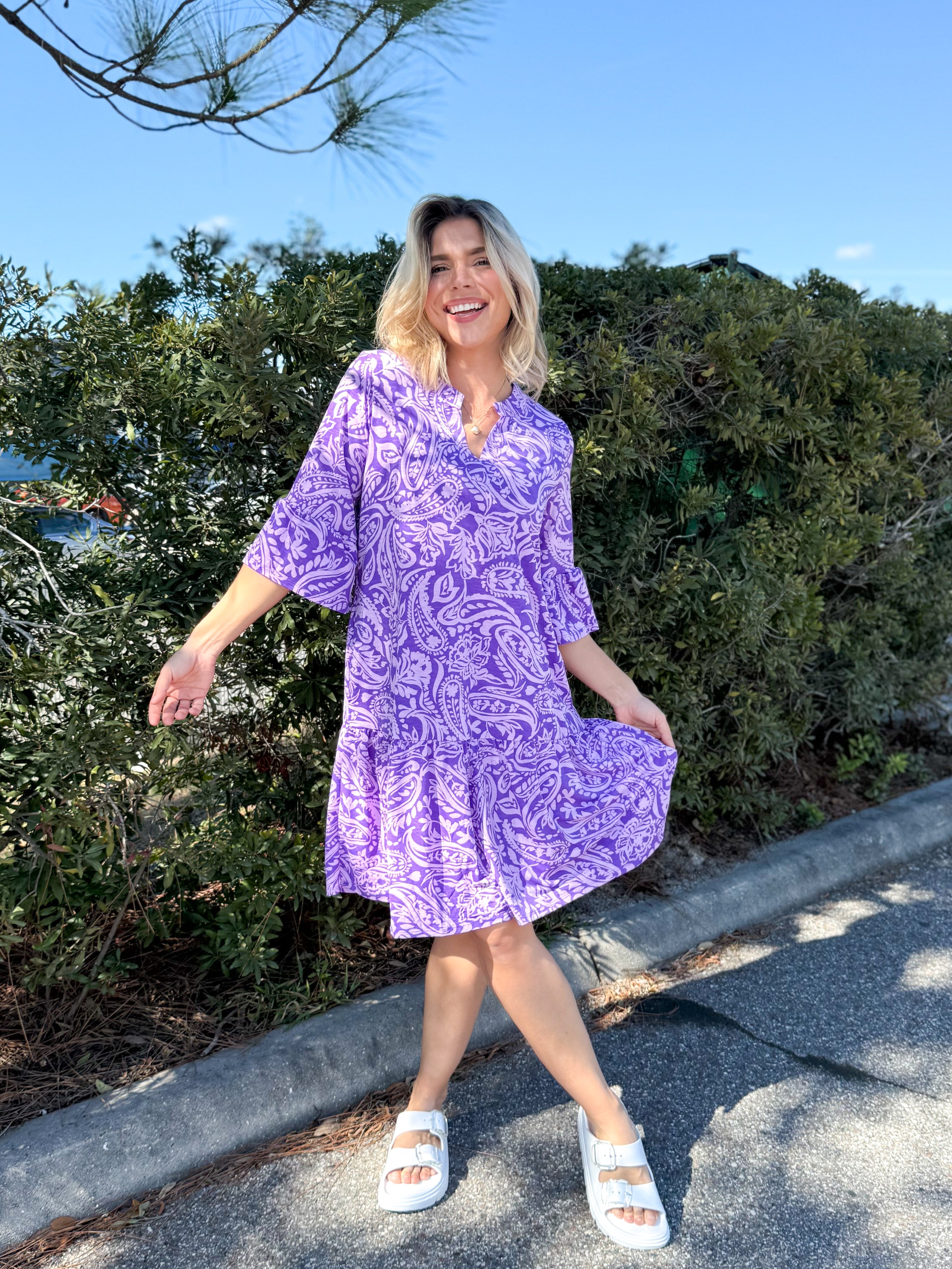 Let's Go Already Dress-230 Dresses/Jumpsuits/Rompers-DEAR SCARLETT-Heathered Boho Boutique, Women's Fashion and Accessories in Palmetto, FL