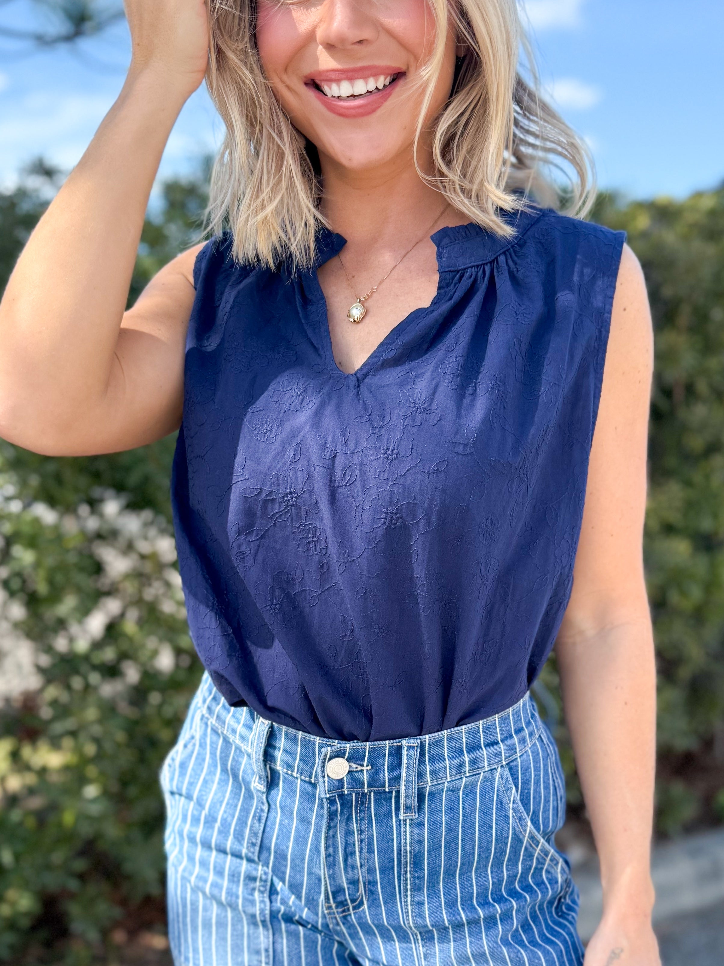 Look So Lovely Top-100 Tank/Crop Tops-DEAR SCARLETT-Heathered Boho Boutique, Women's Fashion and Accessories in Palmetto, FL