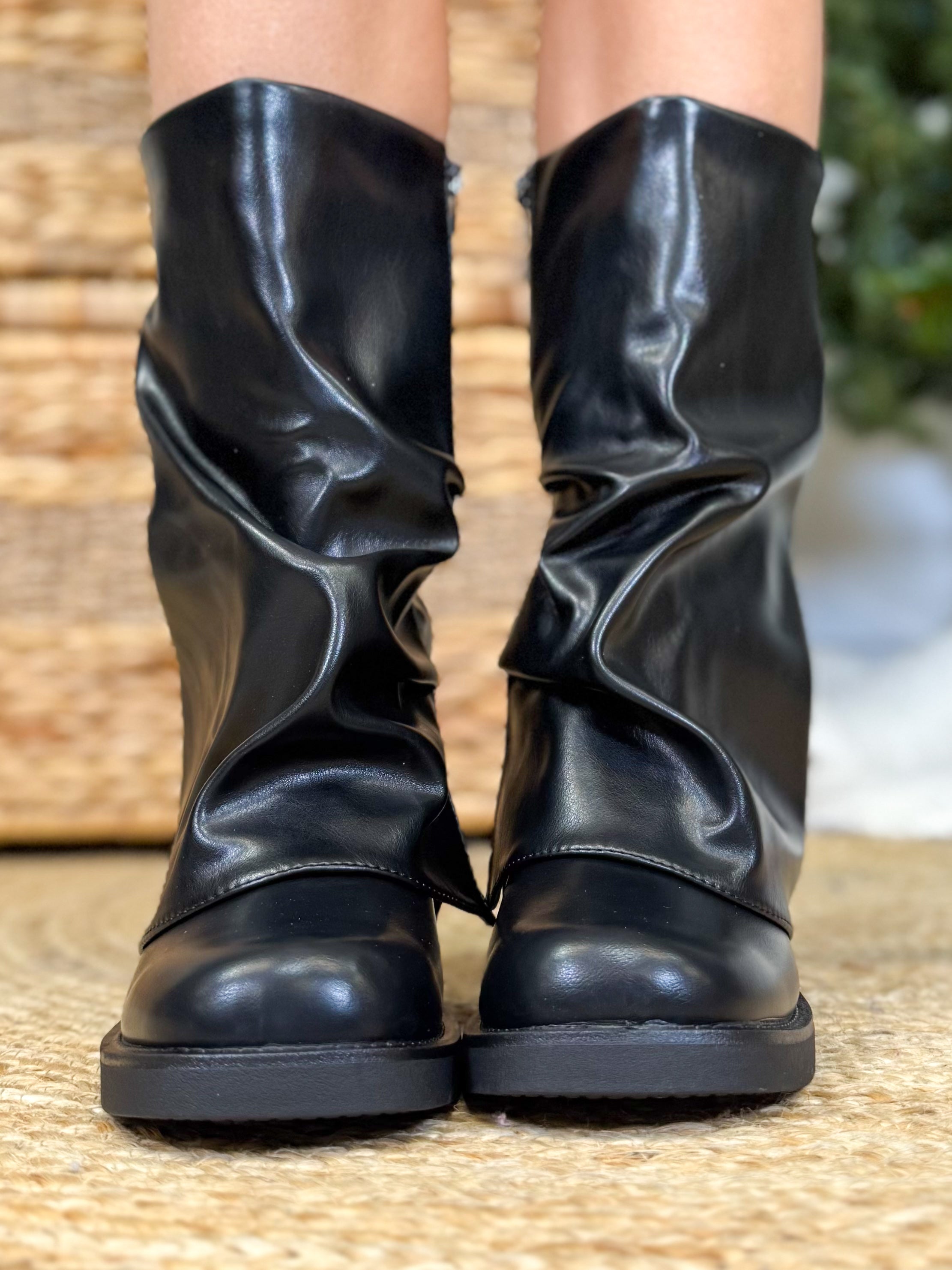 Gary Boots - Black-350 SHOES-JP Orginal-Heathered Boho Boutique, Women's Fashion and Accessories in Palmetto, FL