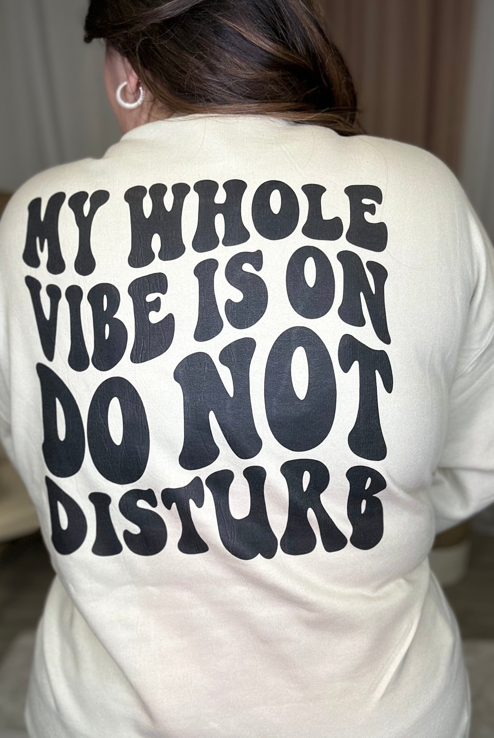 DND Graphic Sweatshirt-130 Graphic Tees-Heathered Boho-Heathered Boho Boutique, Women's Fashion and Accessories in Palmetto, FL