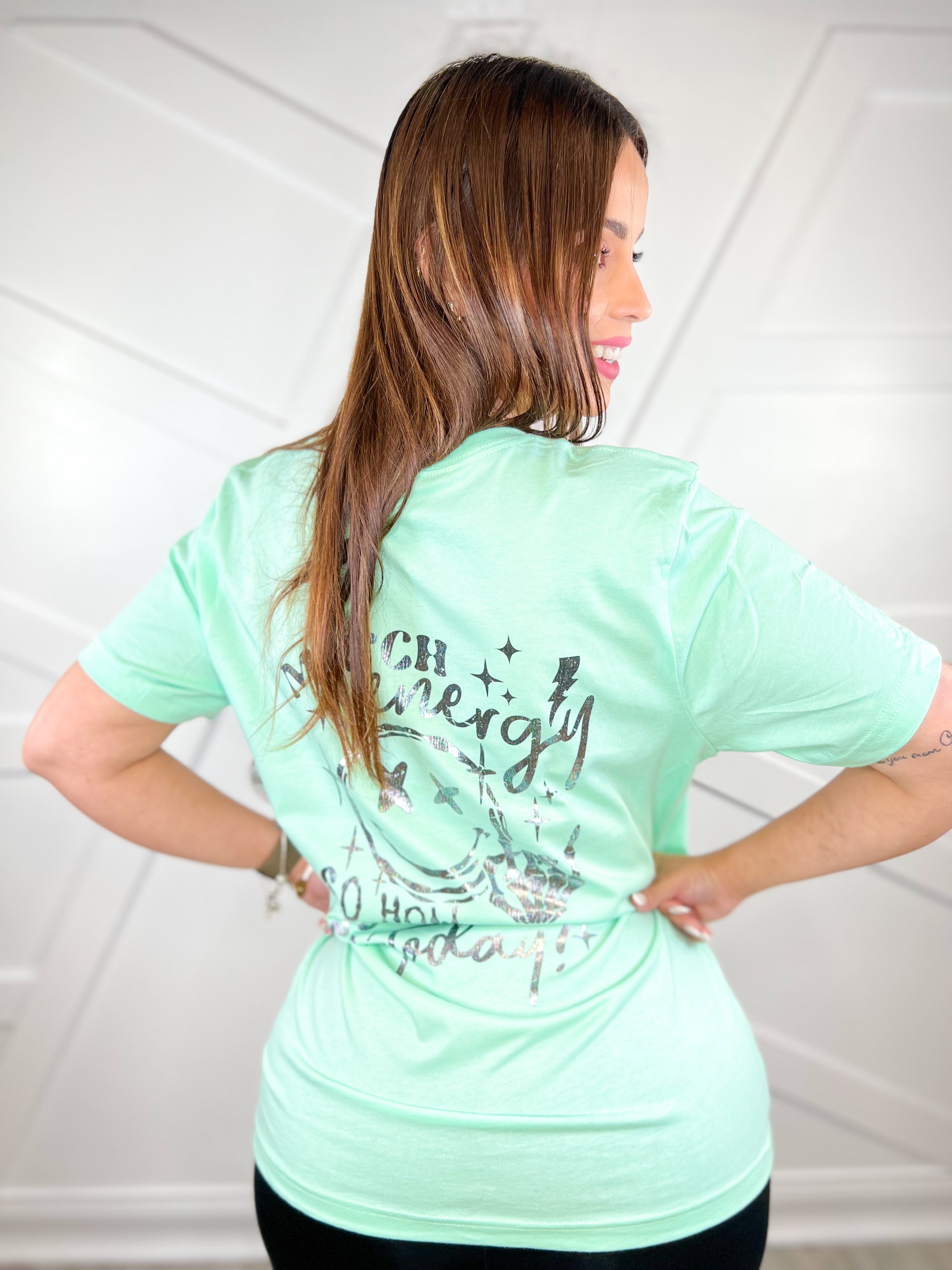 Foil Match Energy Graphic Tee-130 Graphic Tees-Heathered Boho-Heathered Boho Boutique, Women's Fashion and Accessories in Palmetto, FL
