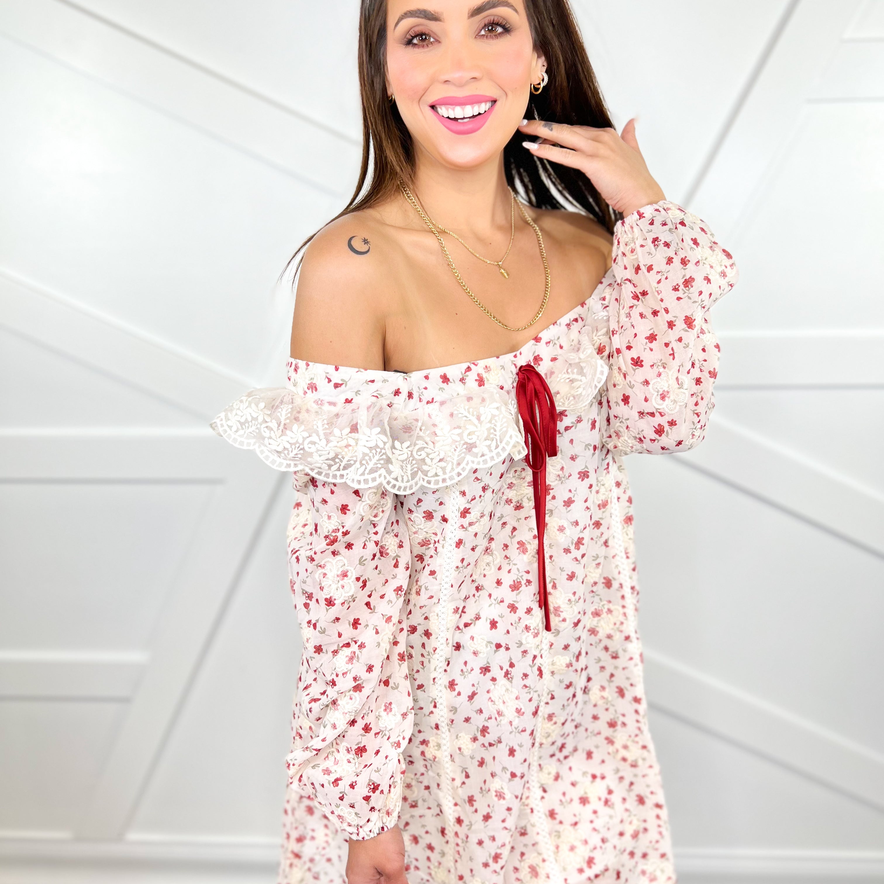 Love You To Pieces Dress-230 DRESSES/JUMPSUITS/ROMPERS-Polagram-Heathered Boho Boutique, Women's Fashion and Accessories in Palmetto, FL