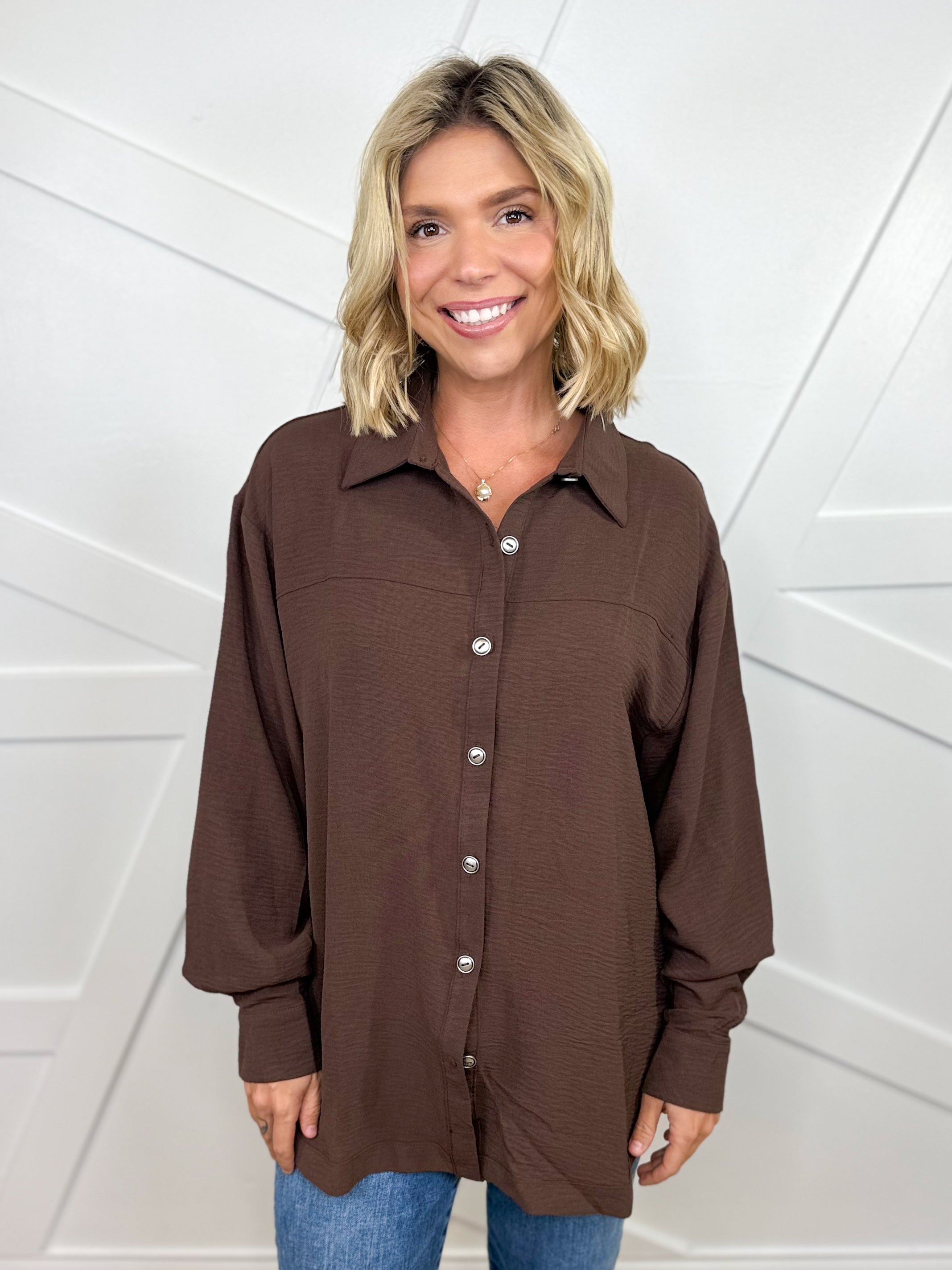 Downtown Night Top-120 LONG SLEEVE TOPS-Andree by Unit-Heathered Boho Boutique, Women's Fashion and Accessories in Palmetto, FL