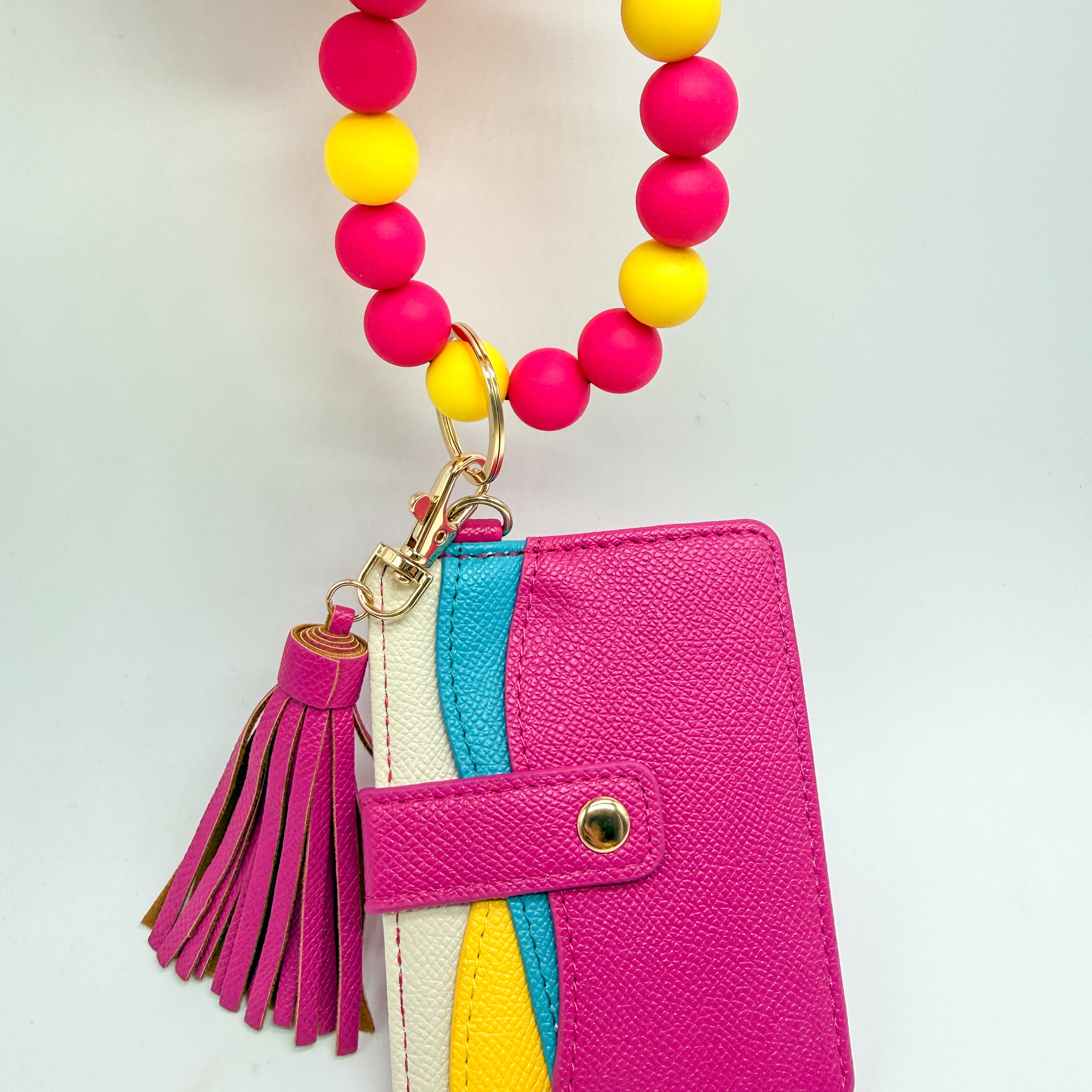 The Wavy Everyday Grab & Go Wristlet-340 Other Accessories-Heathered Boho-Heathered Boho Boutique, Women's Fashion and Accessories in Palmetto, FL