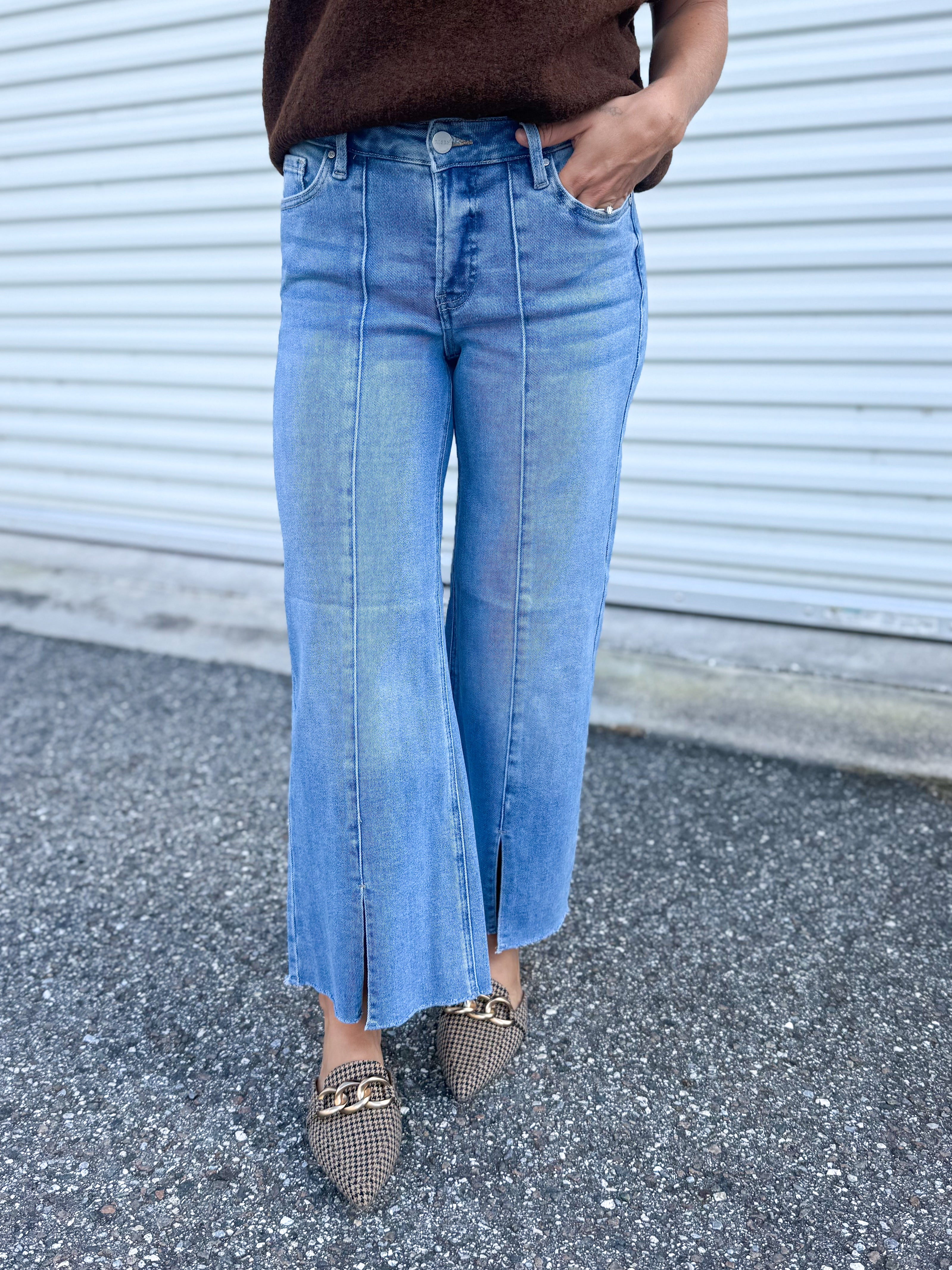 Tranquil Tummy Control Jeans by Risen-190 JEANS-Risen Jeans-Heathered Boho Boutique, Women's Fashion and Accessories in Palmetto, FL