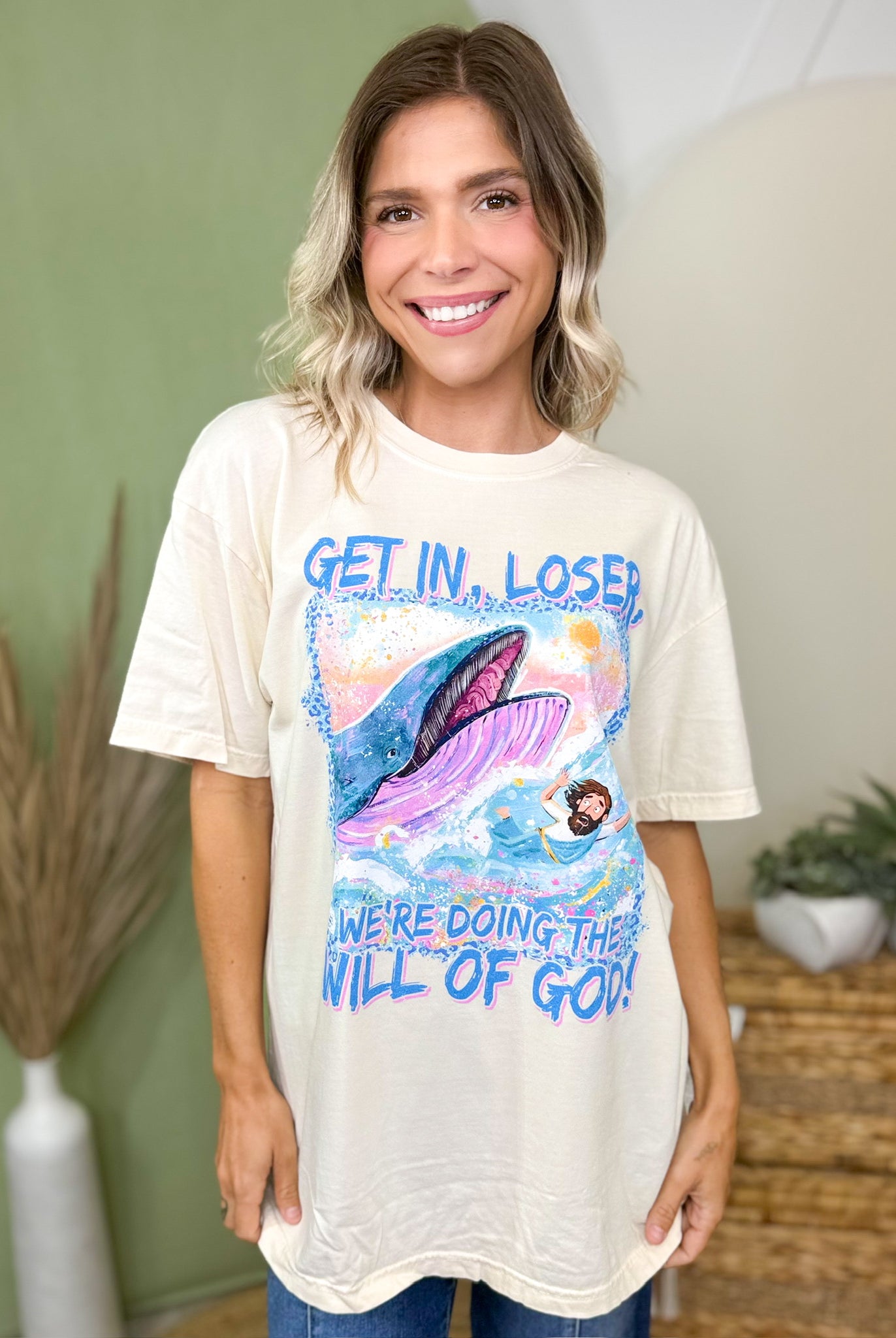 Get in Loser Graphic Tee-130 Graphic Tees-Heathered Boho-Heathered Boho Boutique, Women's Fashion and Accessories in Palmetto, FL