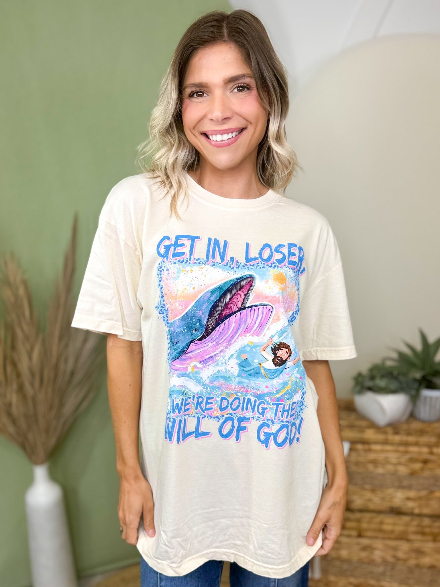 Get in Loser Graphic Tee-130 Graphic Tees-Heathered Boho-Heathered Boho Boutique, Women's Fashion and Accessories in Palmetto, FL