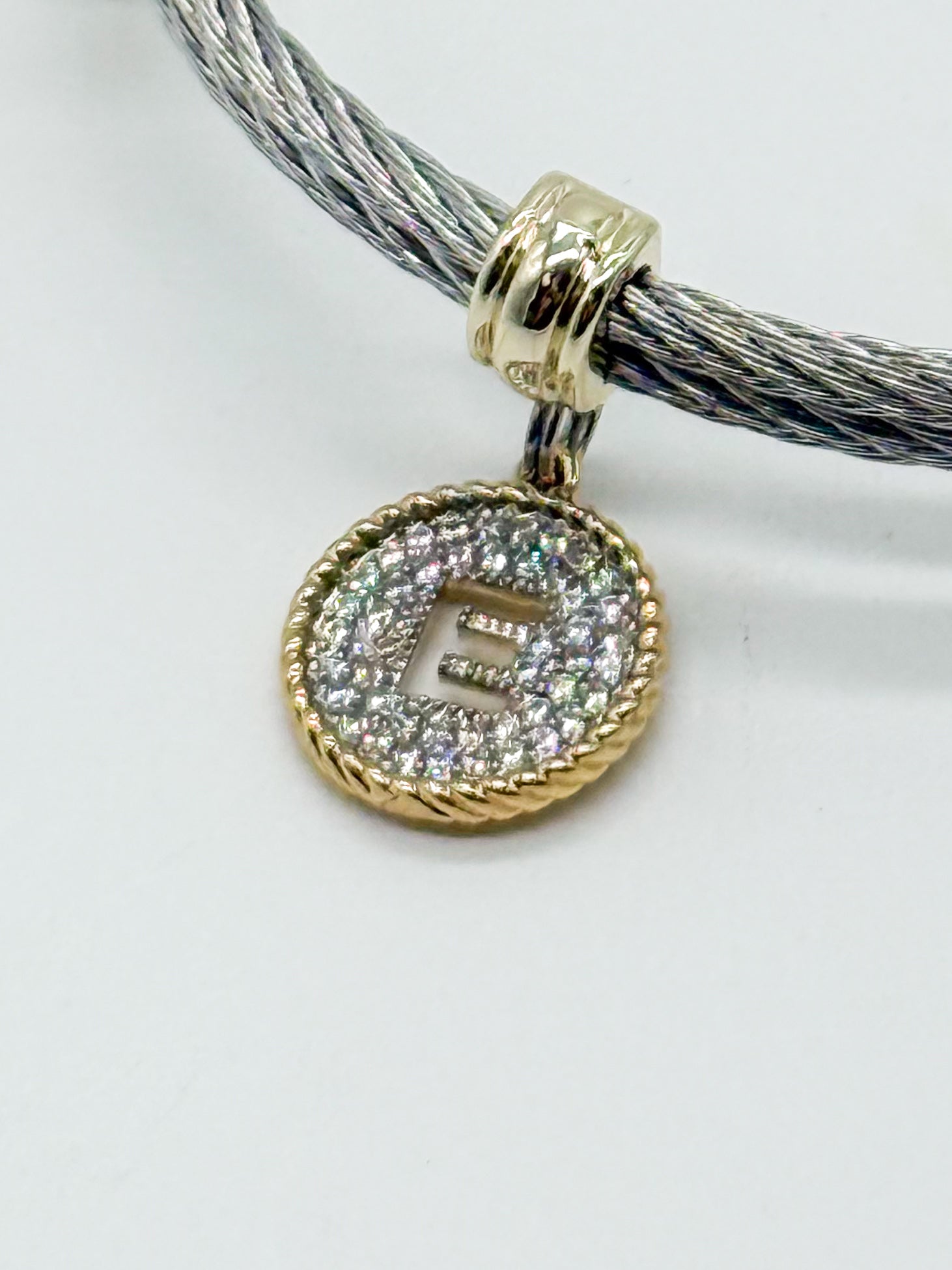 Initial Wire Bracelet-310 Jewelry-Millenx Accessories, LLC.-Heathered Boho Boutique, Women's Fashion and Accessories in Palmetto, FL