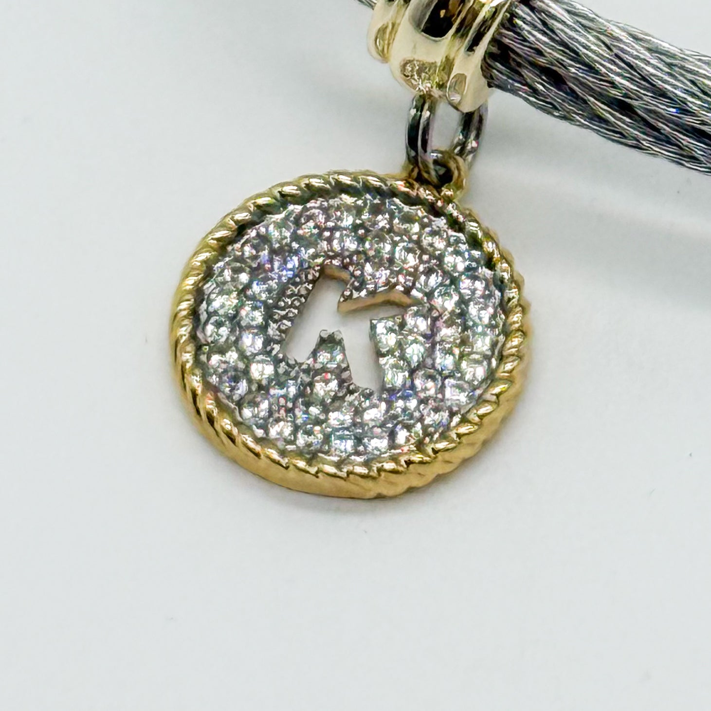 Initial Wire Bracelet-310 Jewelry-Millenx Accessories, LLC.-Heathered Boho Boutique, Women's Fashion and Accessories in Palmetto, FL