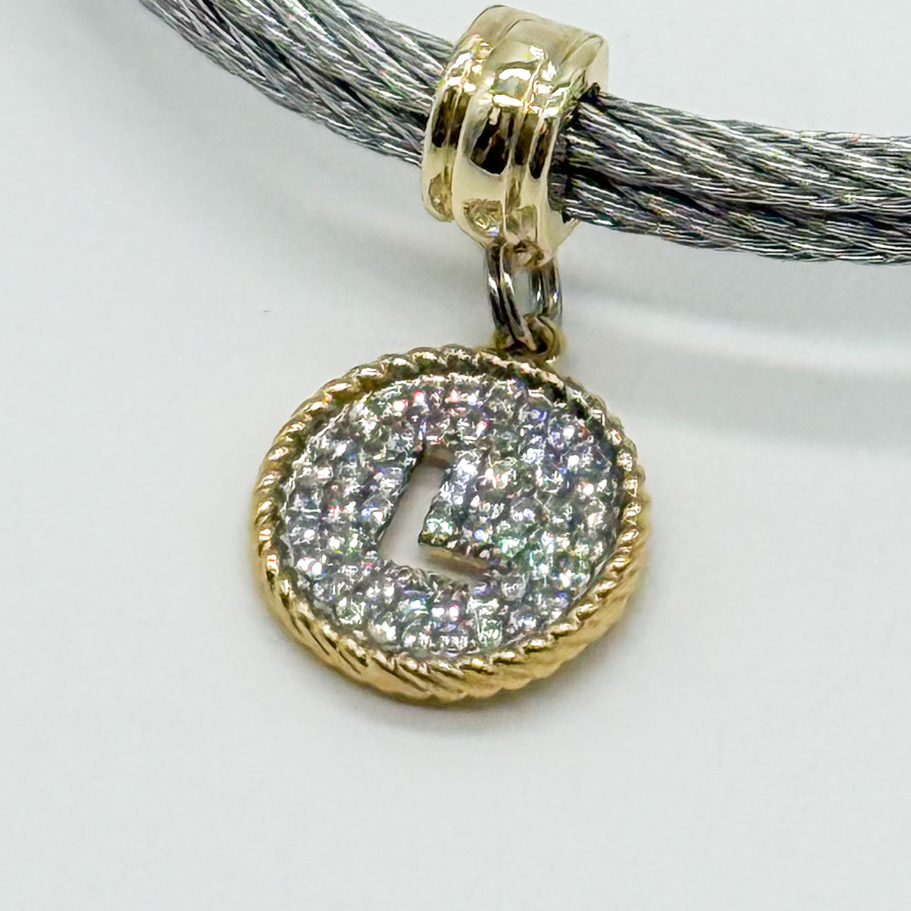 Initial Wire Bracelet-310 Jewelry-Millenx Accessories, LLC.-Heathered Boho Boutique, Women's Fashion and Accessories in Palmetto, FL