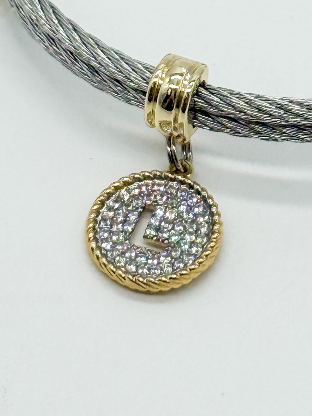 Initial Wire Bracelet-310 Jewelry-Millenx Accessories, LLC.-Heathered Boho Boutique, Women's Fashion and Accessories in Palmetto, FL