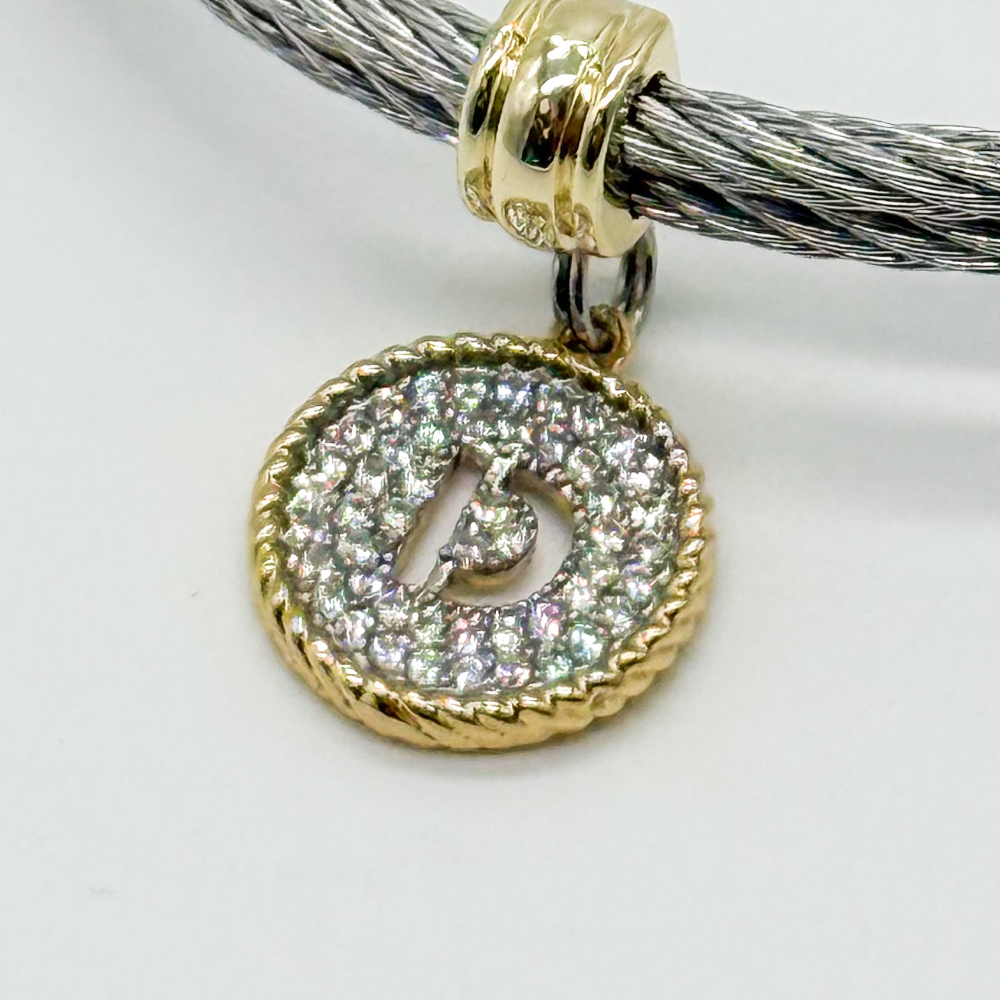 Initial Wire Bracelet-310 Jewelry-Millenx Accessories, LLC.-Heathered Boho Boutique, Women's Fashion and Accessories in Palmetto, FL