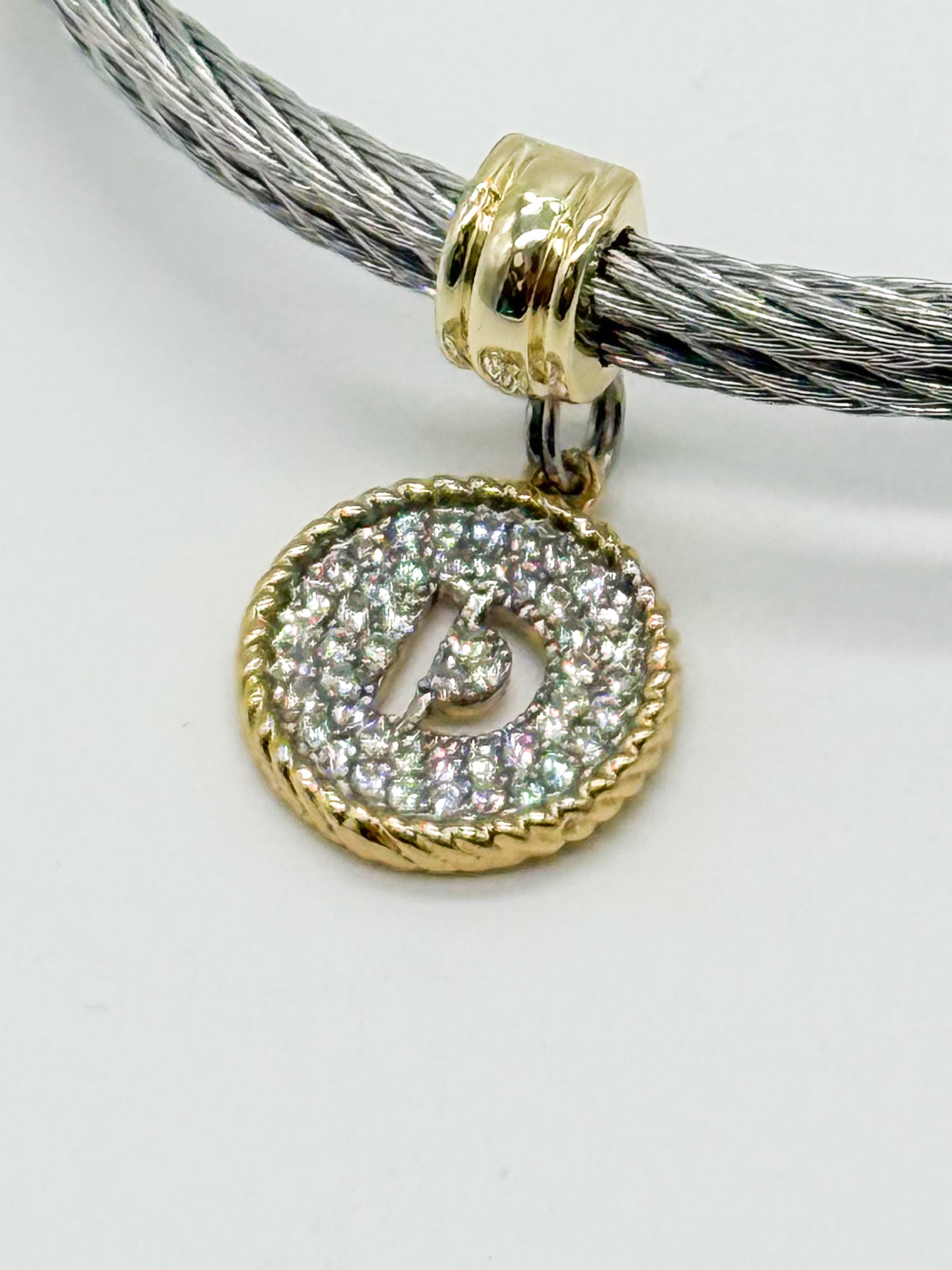 Initial Wire Bracelet-310 Jewelry-Millenx Accessories, LLC.-Heathered Boho Boutique, Women's Fashion and Accessories in Palmetto, FL