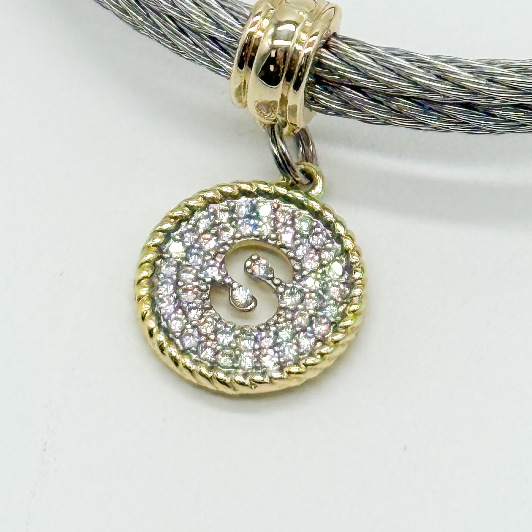 Initial Wire Bracelet-310 Jewelry-Millenx Accessories, LLC.-Heathered Boho Boutique, Women's Fashion and Accessories in Palmetto, FL