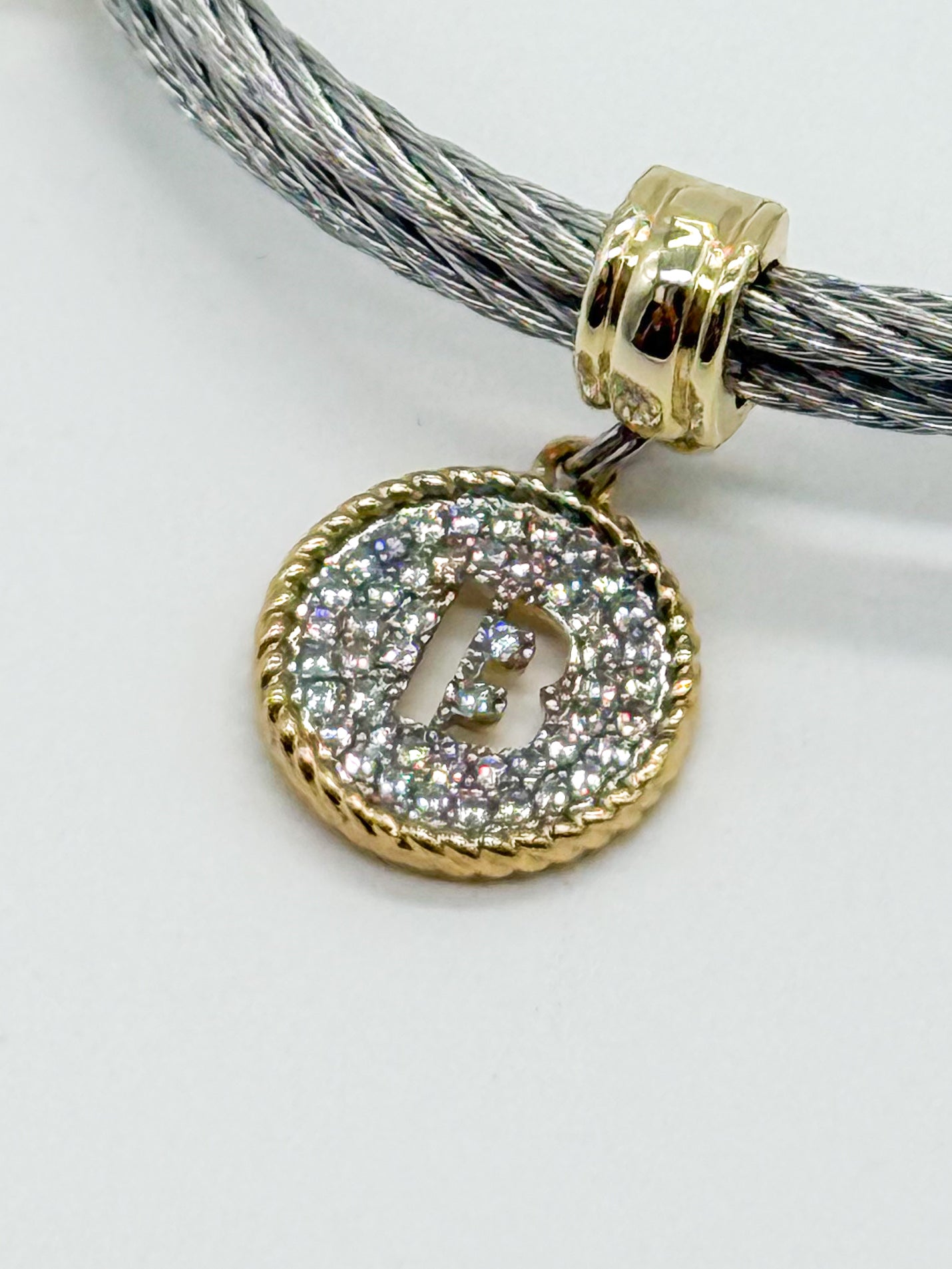 Initial Wire Bracelet-310 Jewelry-Millenx Accessories, LLC.-Heathered Boho Boutique, Women's Fashion and Accessories in Palmetto, FL