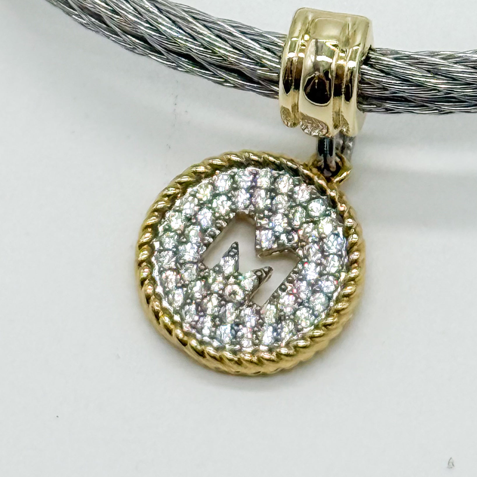 Initial Wire Bracelet-310 Jewelry-Millenx Accessories, LLC.-Heathered Boho Boutique, Women's Fashion and Accessories in Palmetto, FL