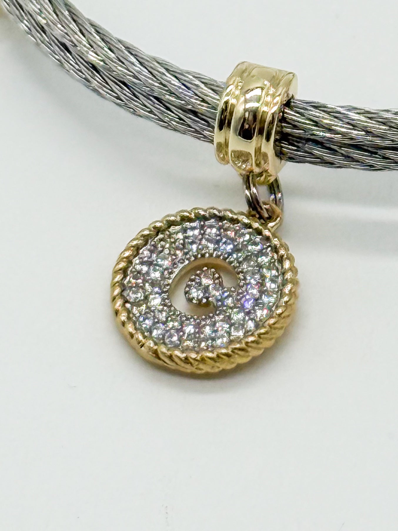 Initial Wire Bracelet-310 Jewelry-Millenx Accessories, LLC.-Heathered Boho Boutique, Women's Fashion and Accessories in Palmetto, FL