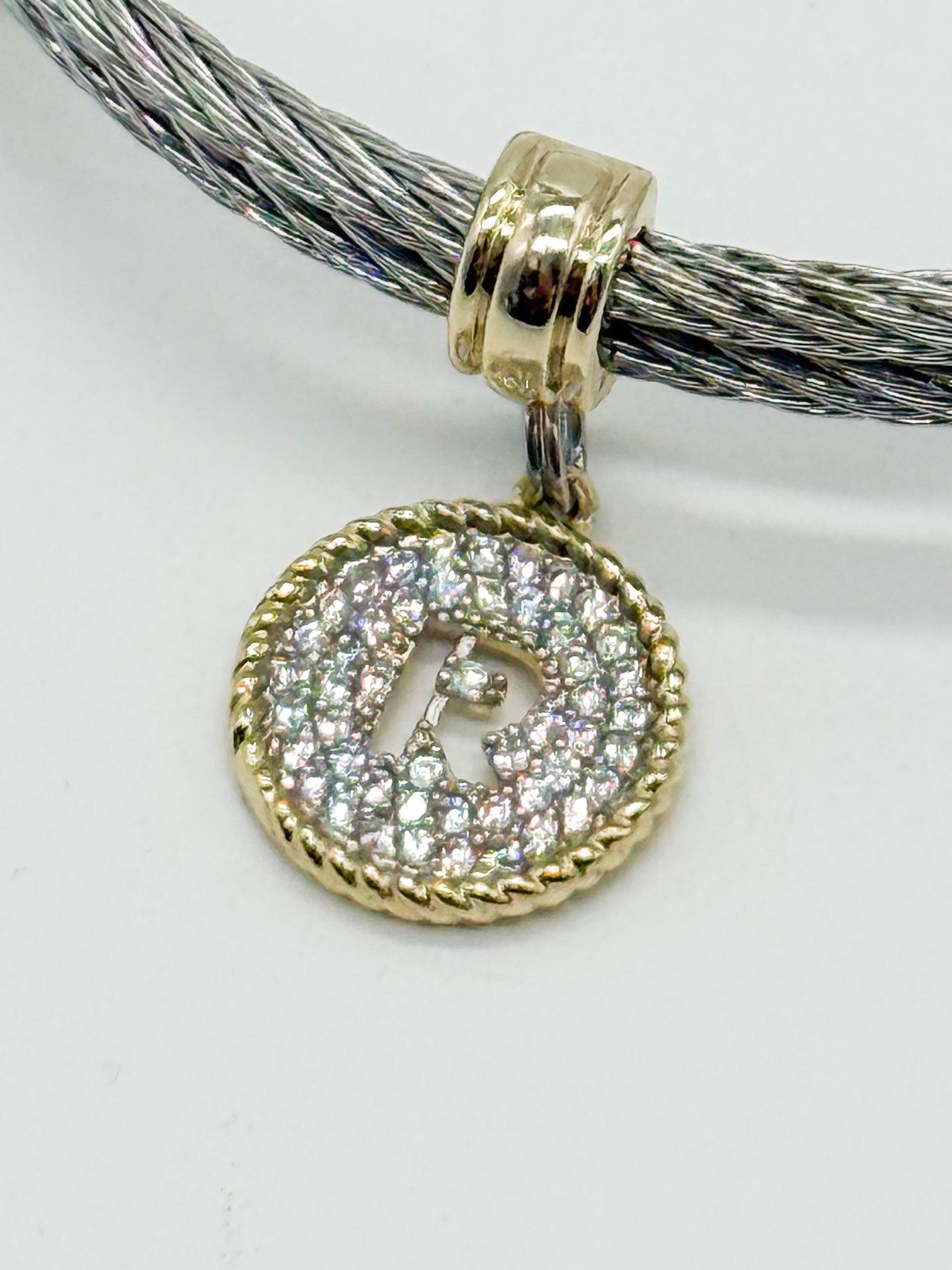 Initial Wire Bracelet-310 Jewelry-Millenx Accessories, LLC.-Heathered Boho Boutique, Women's Fashion and Accessories in Palmetto, FL