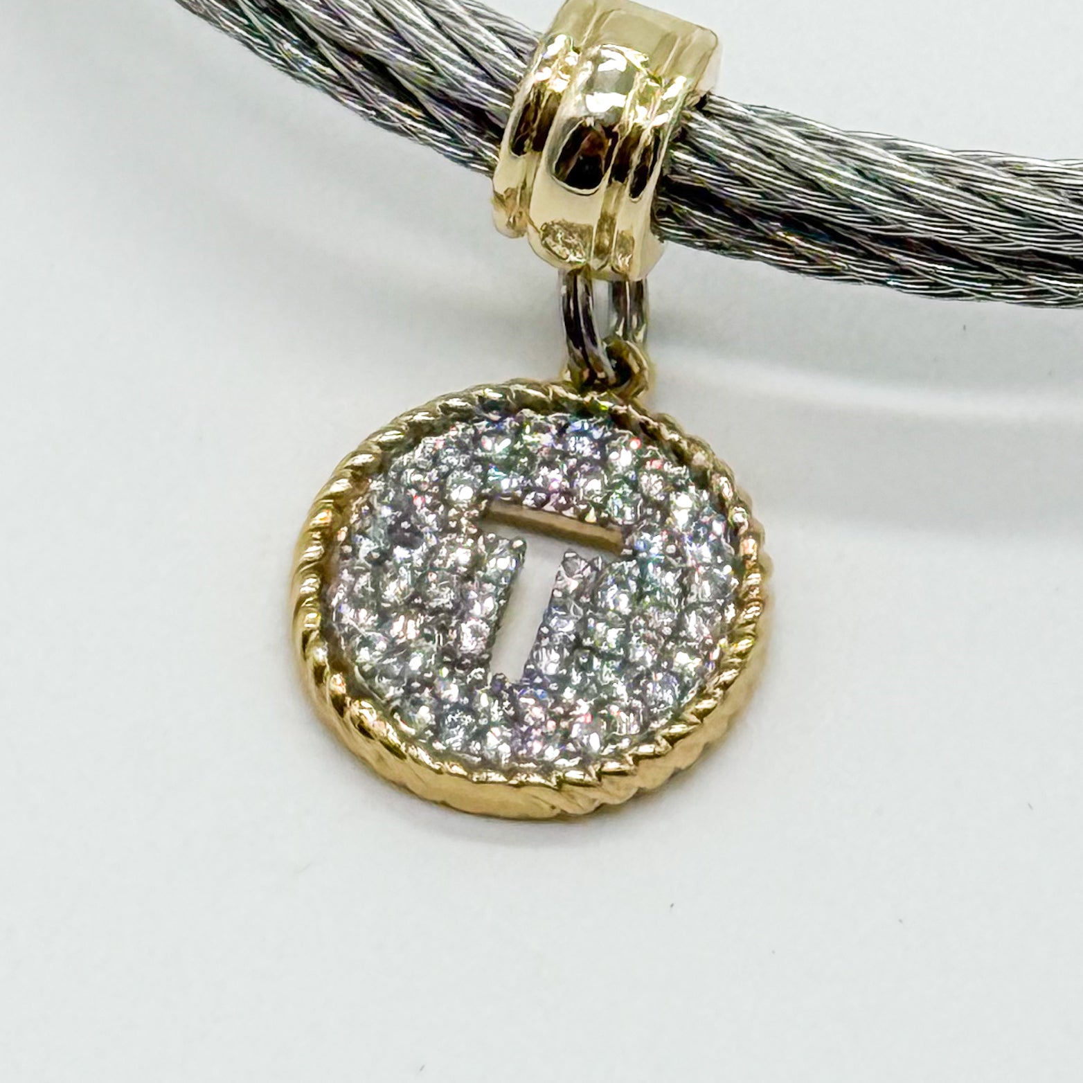 Initial Wire Bracelet-310 Jewelry-Millenx Accessories, LLC.-Heathered Boho Boutique, Women's Fashion and Accessories in Palmetto, FL