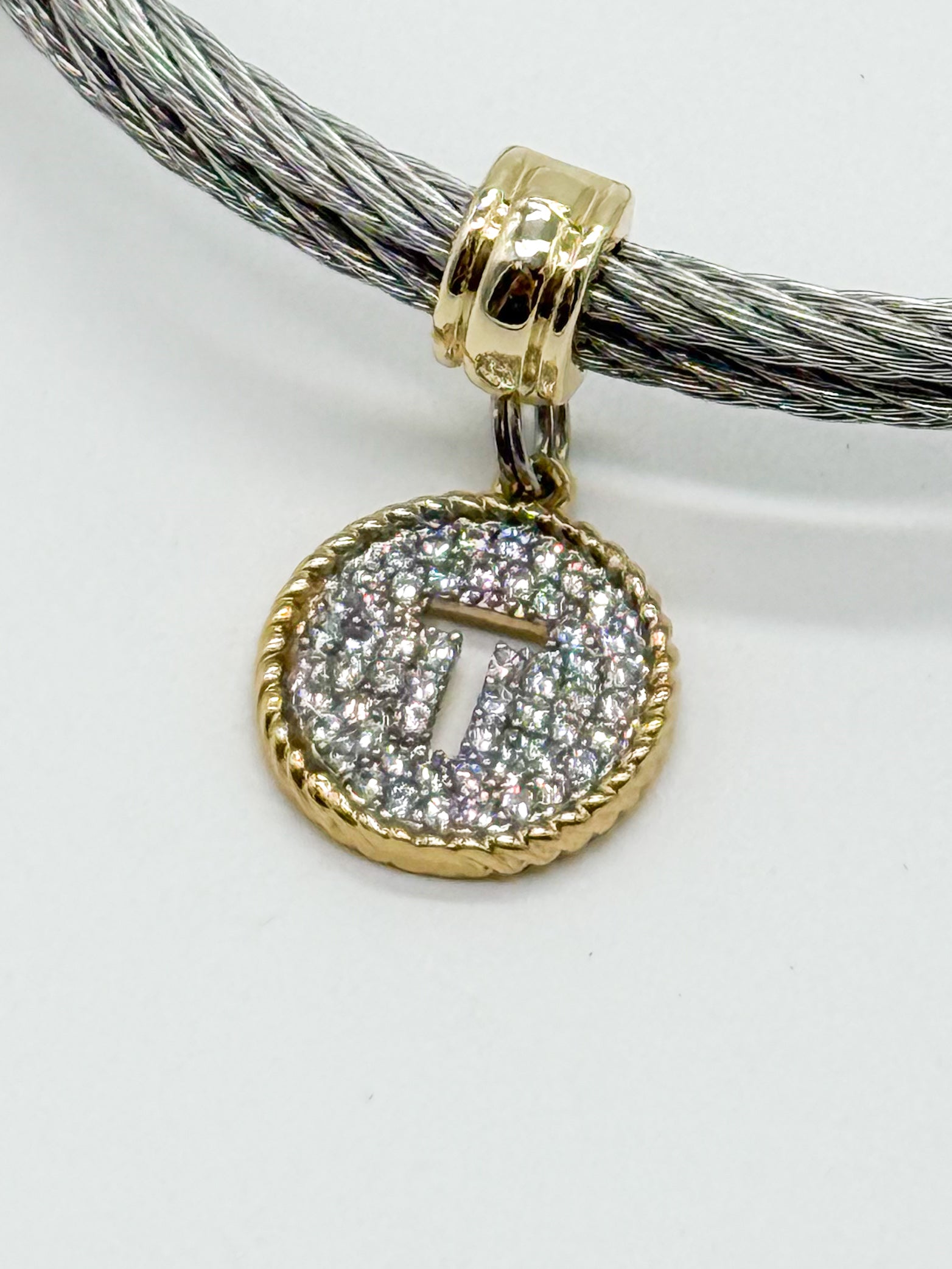 Initial Wire Bracelet-310 Jewelry-Millenx Accessories, LLC.-Heathered Boho Boutique, Women's Fashion and Accessories in Palmetto, FL