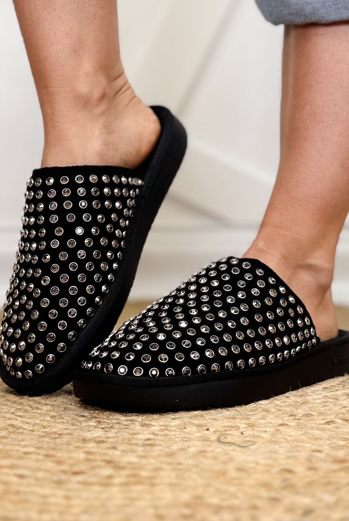 Mellow Slipper - Black-350 SHOES-VINTAGE HAVANA-Heathered Boho Boutique, Women's Fashion and Accessories in Palmetto, FL