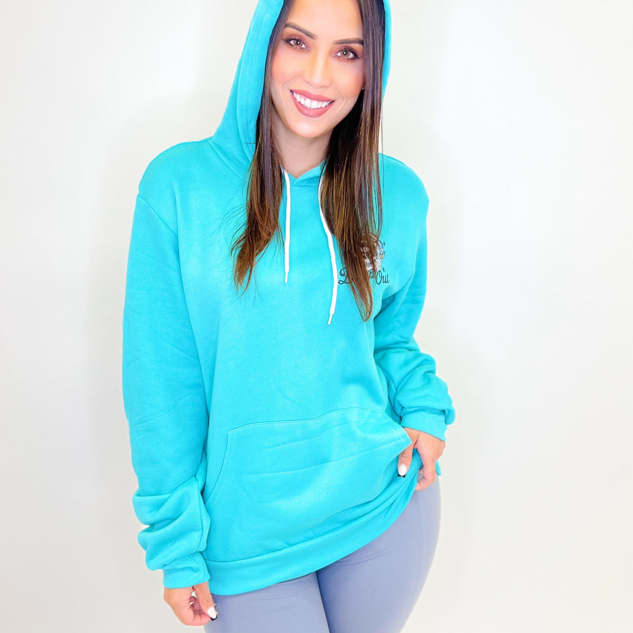 Drop Out Graphic Hoodie-130 Graphic Tees-Heathered Boho-Heathered Boho Boutique, Women's Fashion and Accessories in Palmetto, FL