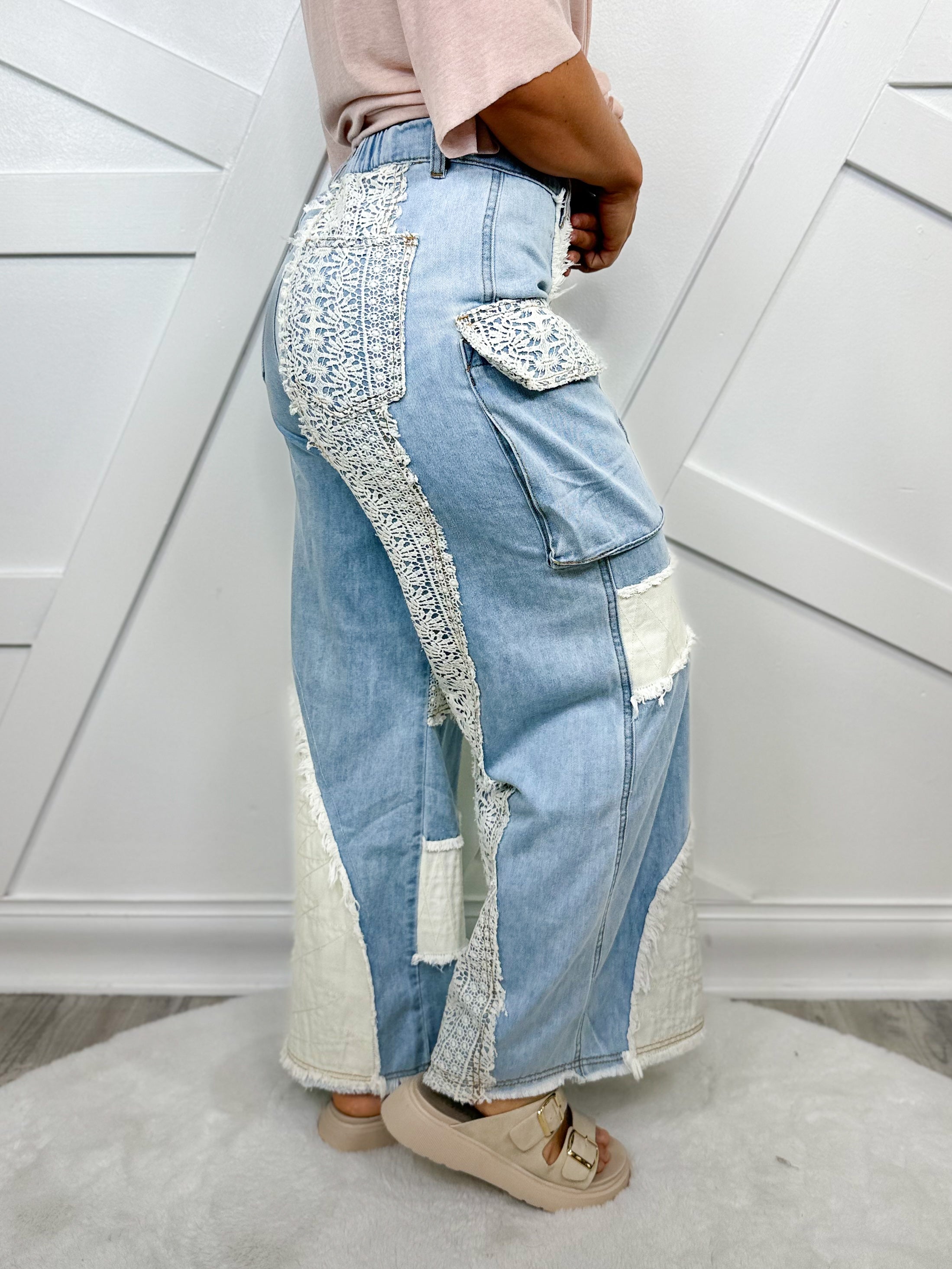 Meet Cute Pants-190 Jeans-Pol-Heathered Boho Boutique, Women's Fashion and Accessories in Palmetto, FL