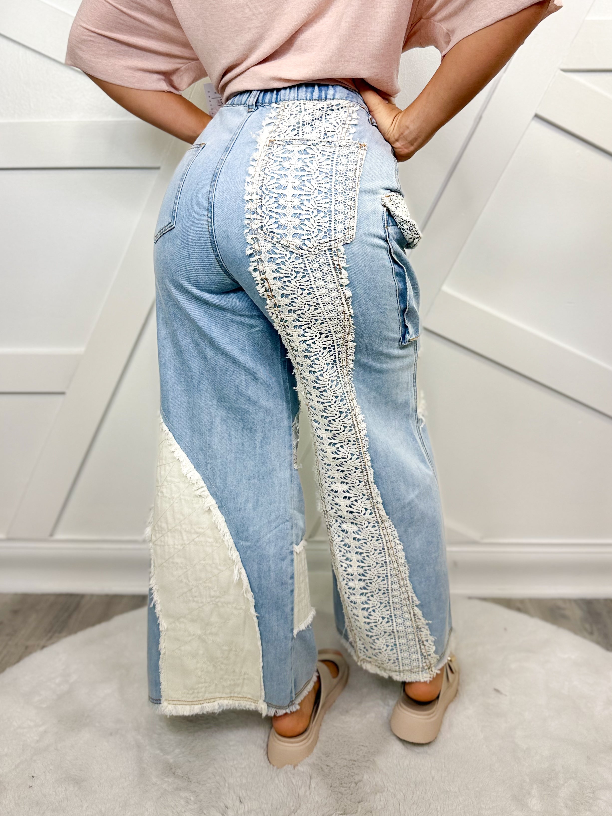Meet Cute Pants-190 Jeans-Pol-Heathered Boho Boutique, Women's Fashion and Accessories in Palmetto, FL