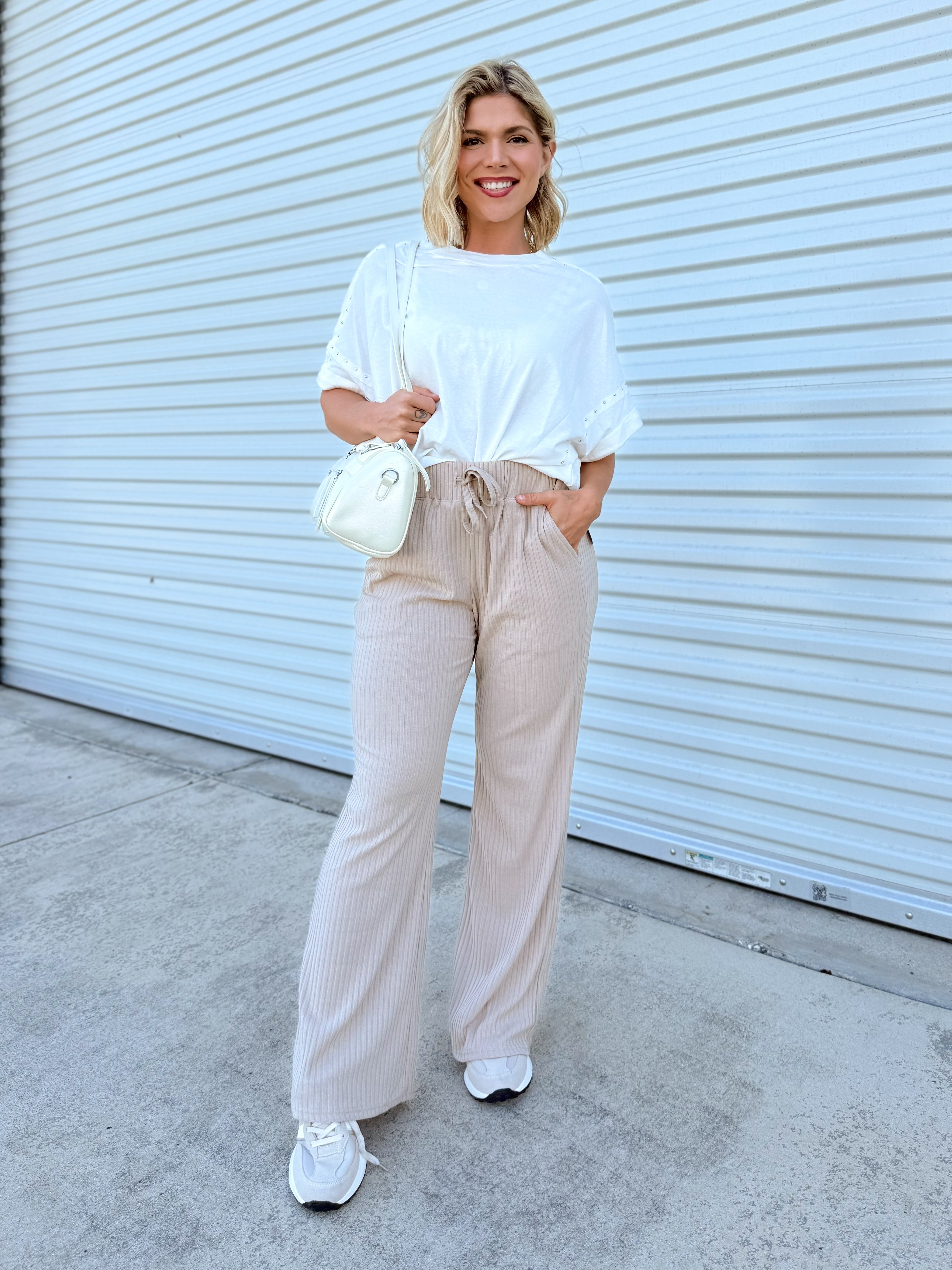 Sweet Talk Top-110 SHORT SLEEVE TOP-White Birch-Heathered Boho Boutique, Women's Fashion and Accessories in Palmetto, FL
