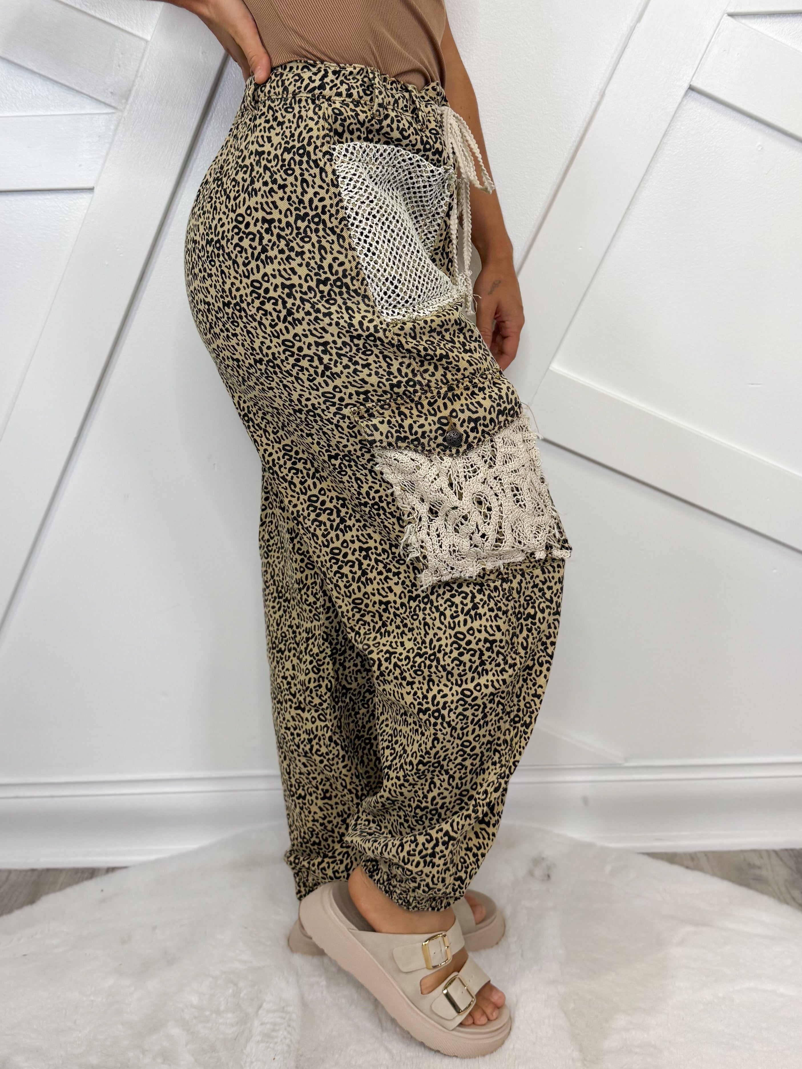 A Million Little Things Joggers - Sand Leopard-150 PANTS-Pol-Heathered Boho Boutique, Women's Fashion and Accessories in Palmetto, FL