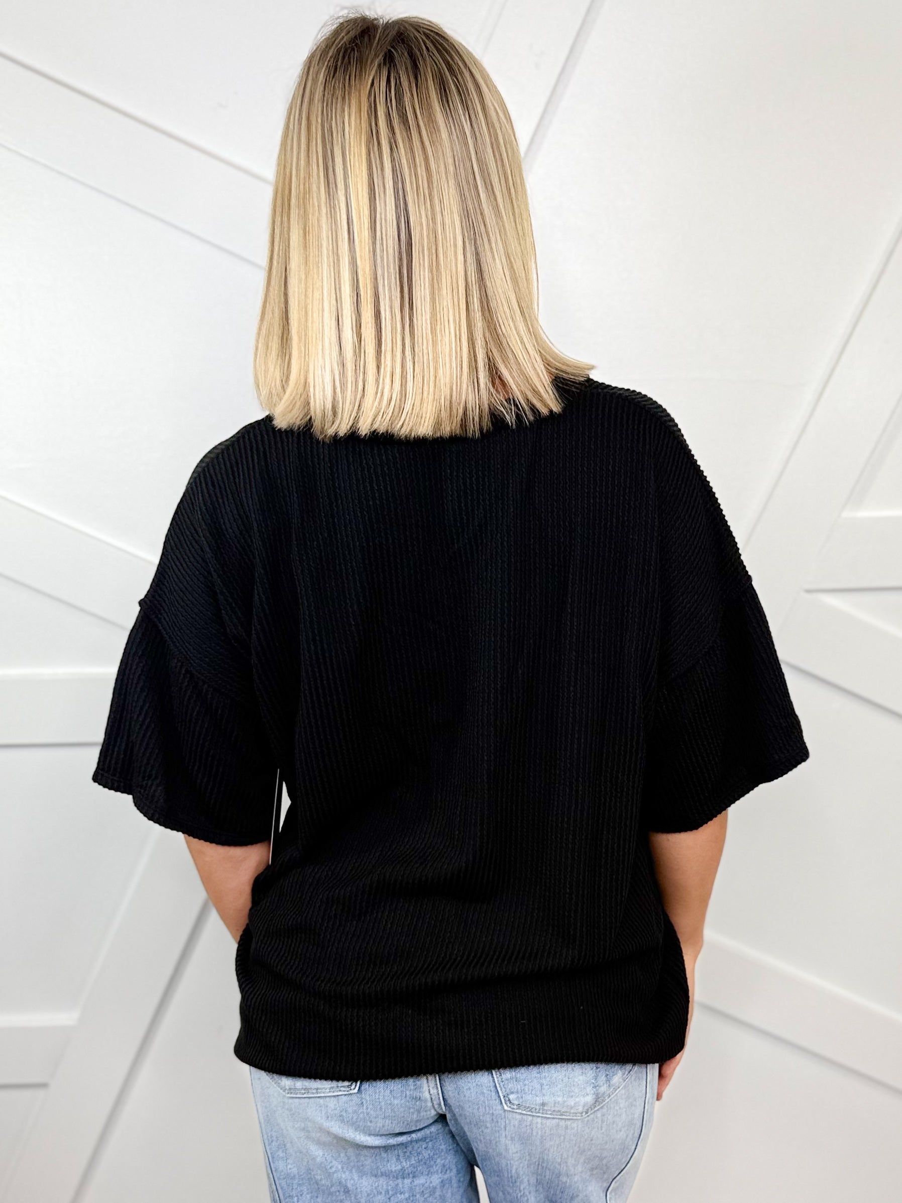 Double the Fun Top-110 SHORT SLEEVE TOP-Heimish-Heathered Boho Boutique, Women's Fashion and Accessories in Palmetto, FL