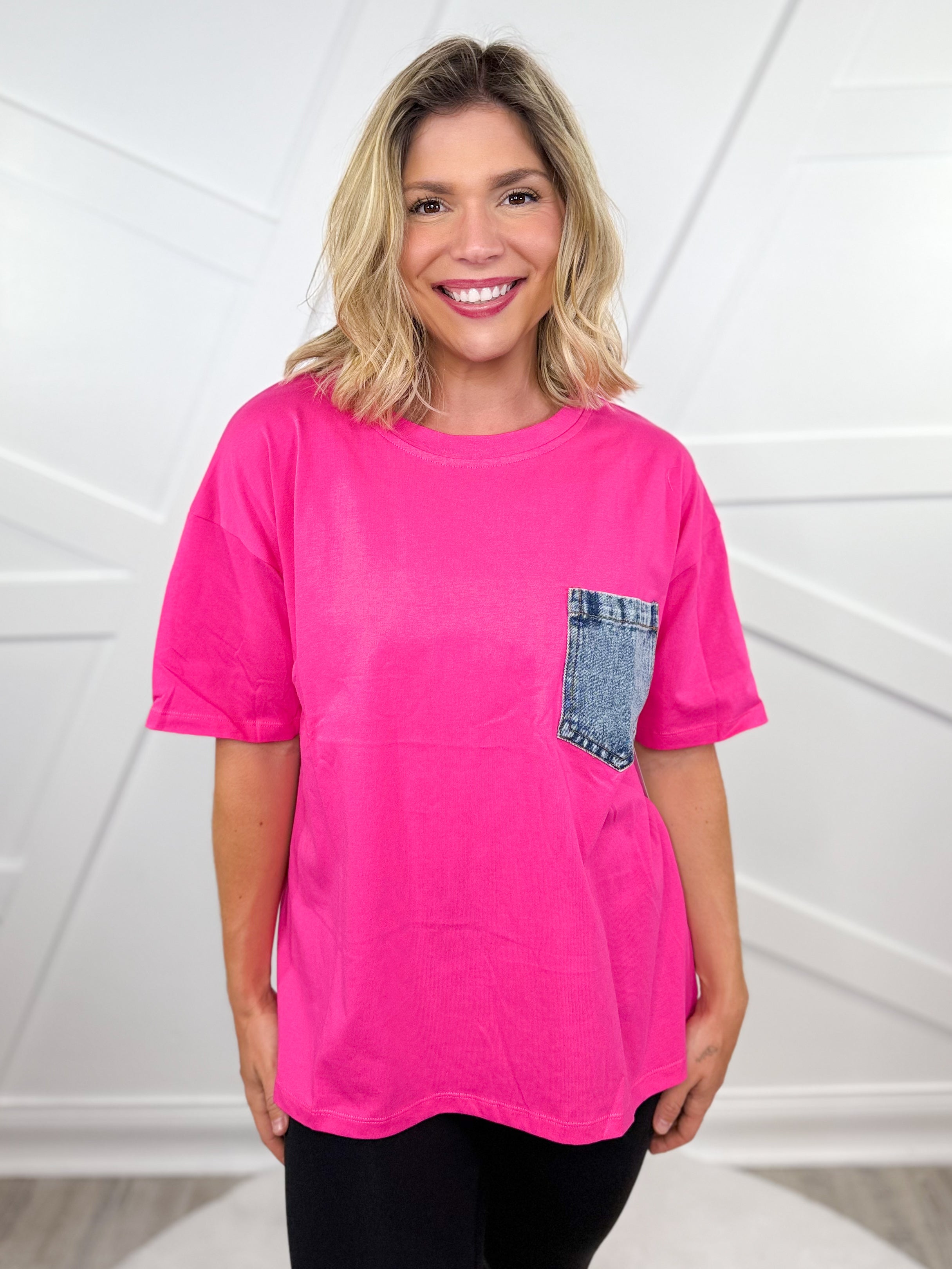 RESTOCK: Little Moments Top-110 SHORT SLEEVE TOP-SEW IN LOVE-Heathered Boho Boutique, Women's Fashion and Accessories in Palmetto, FL