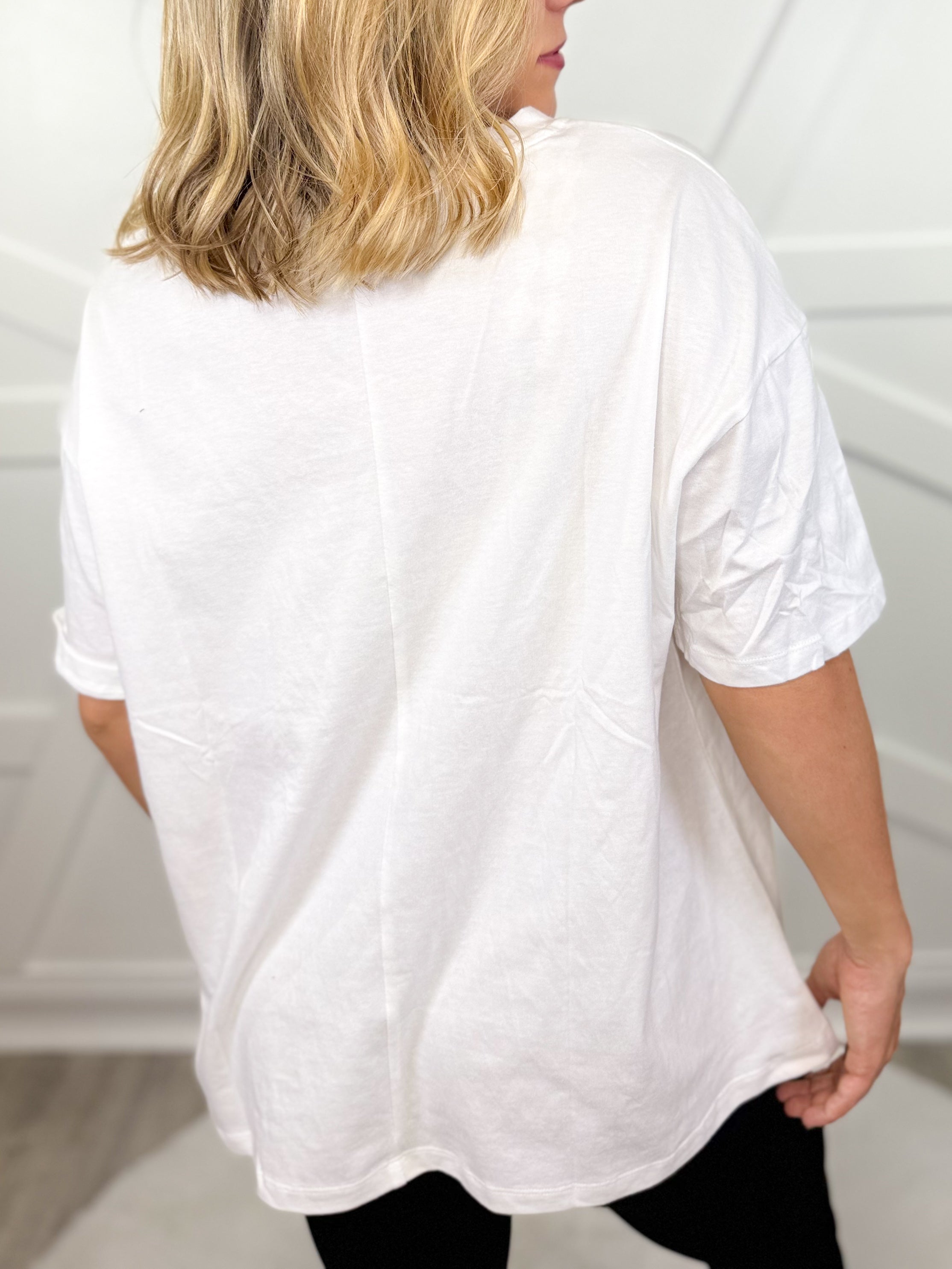 RESTOCK: Little Moments Top-110 SHORT SLEEVE TOP-SEW IN LOVE-Heathered Boho Boutique, Women's Fashion and Accessories in Palmetto, FL