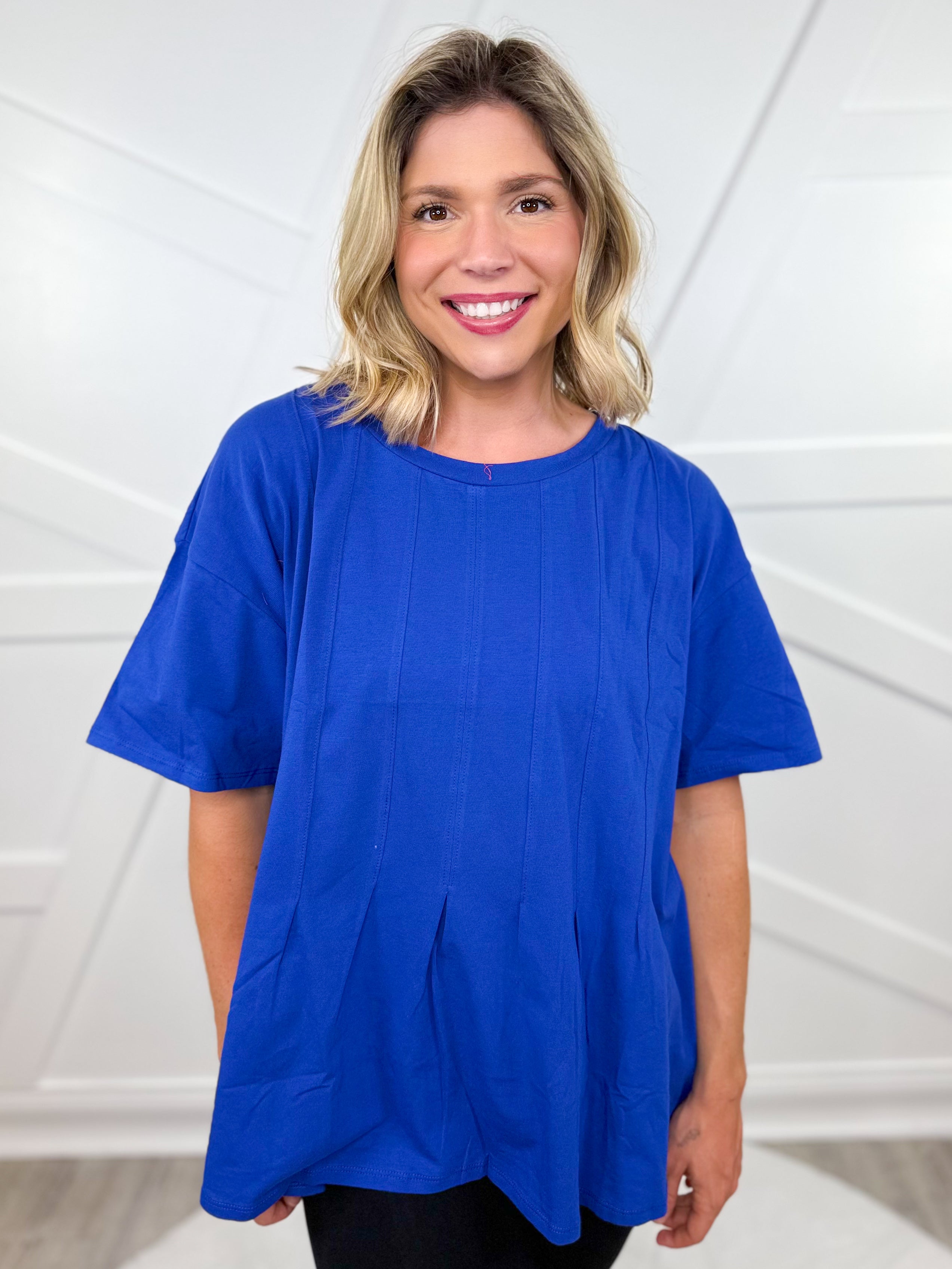Rays Of Hope Top-110 SHORT SLEEVE TOP-SEW IN LOVE-Heathered Boho Boutique, Women's Fashion and Accessories in Palmetto, FL